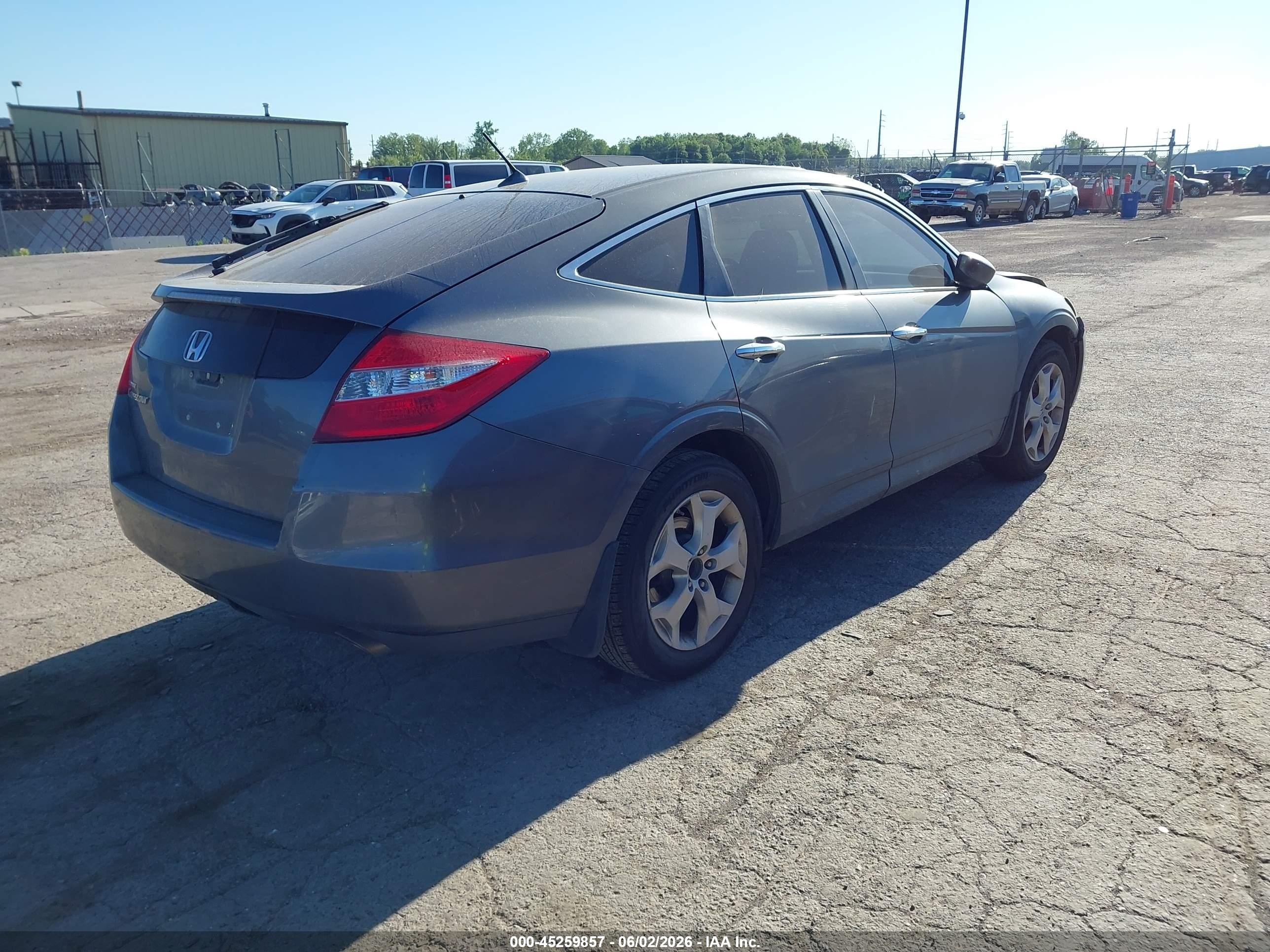 2010 Honda Accord Crosstour Ex-l Gray vin: 5J6TF1H5XAL014290