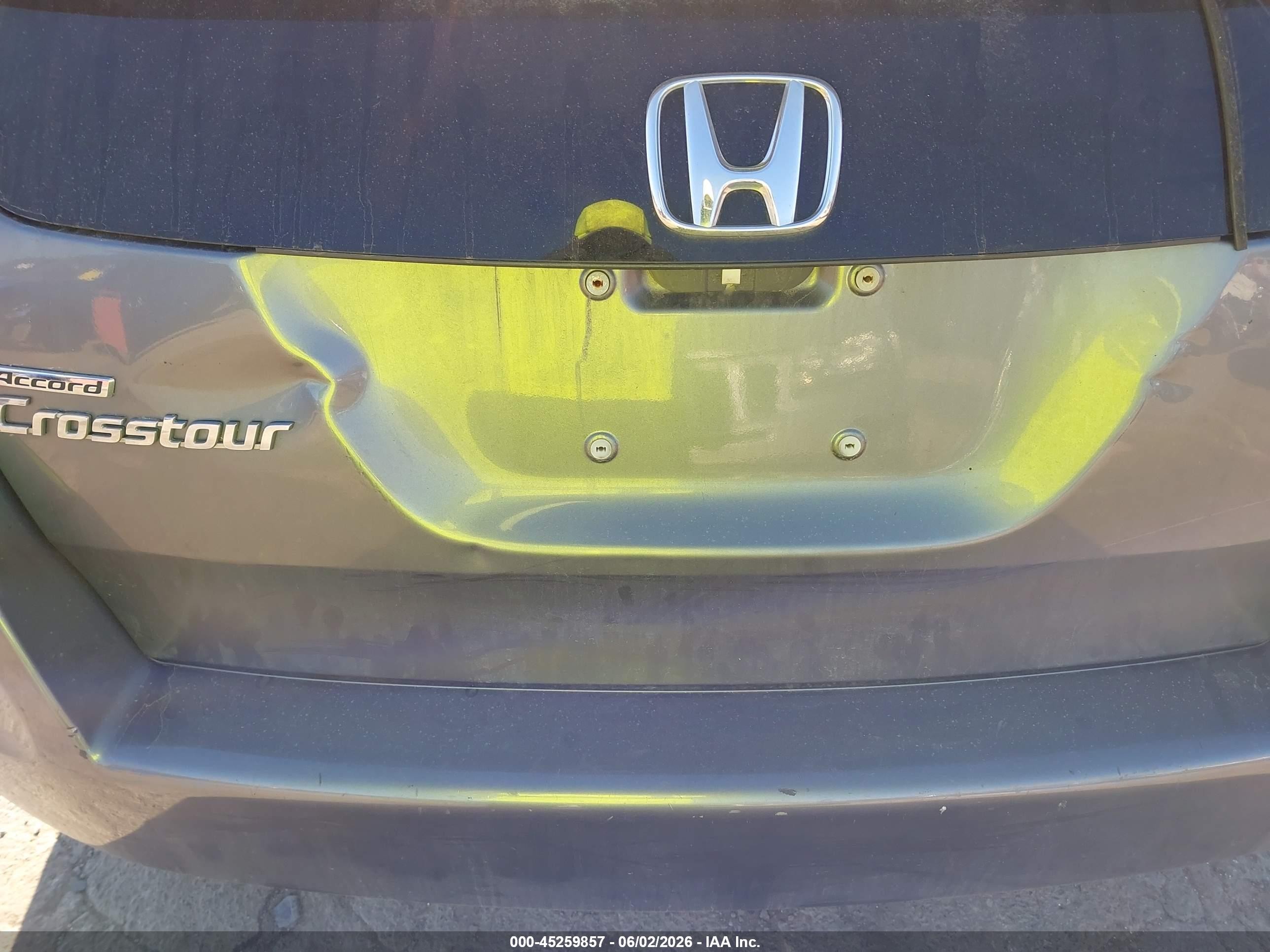 2010 Honda Accord Crosstour Ex-l Gray vin: 5J6TF1H5XAL014290
