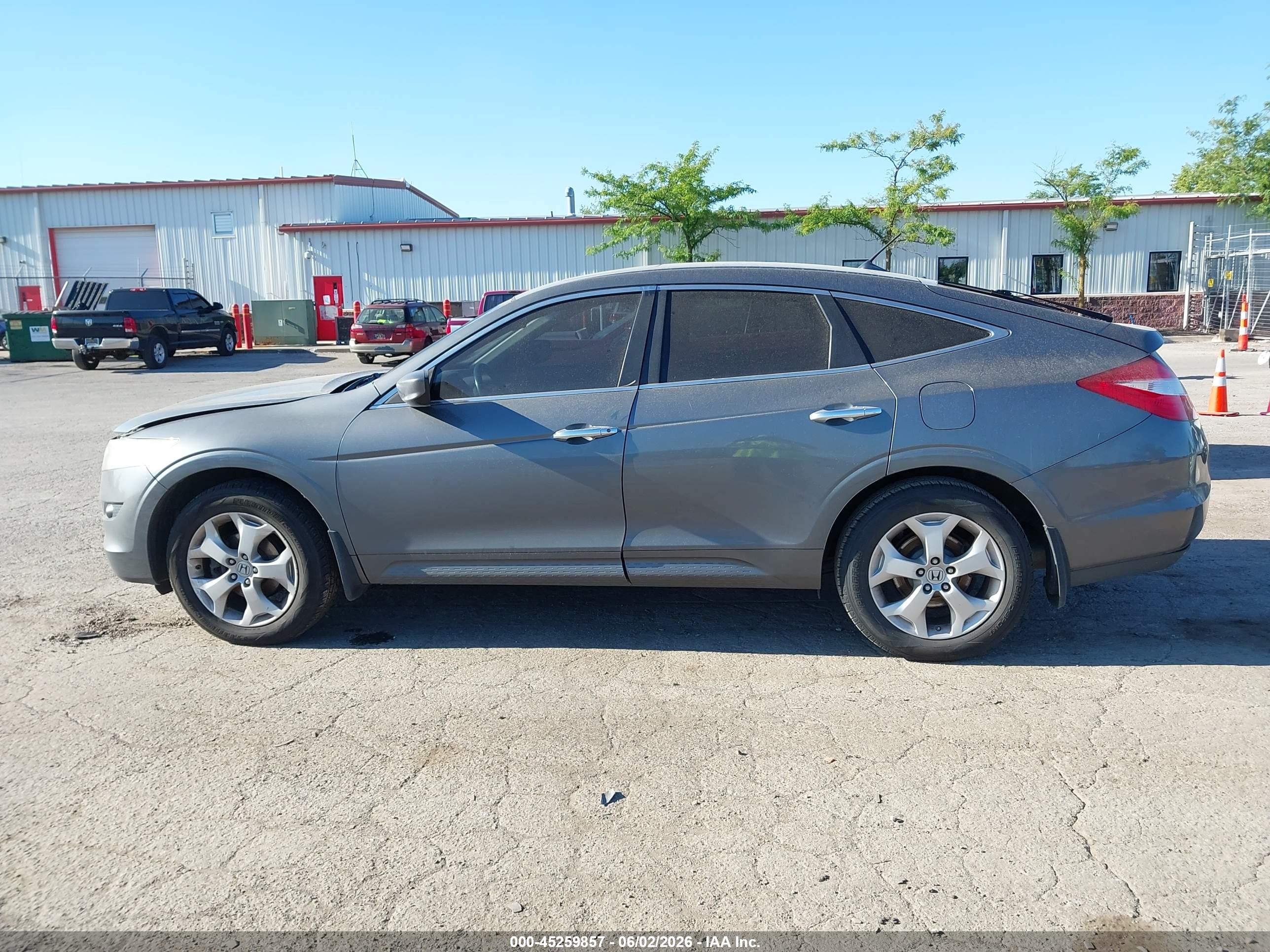 2010 Honda Accord Crosstour Ex-l Gray vin: 5J6TF1H5XAL014290