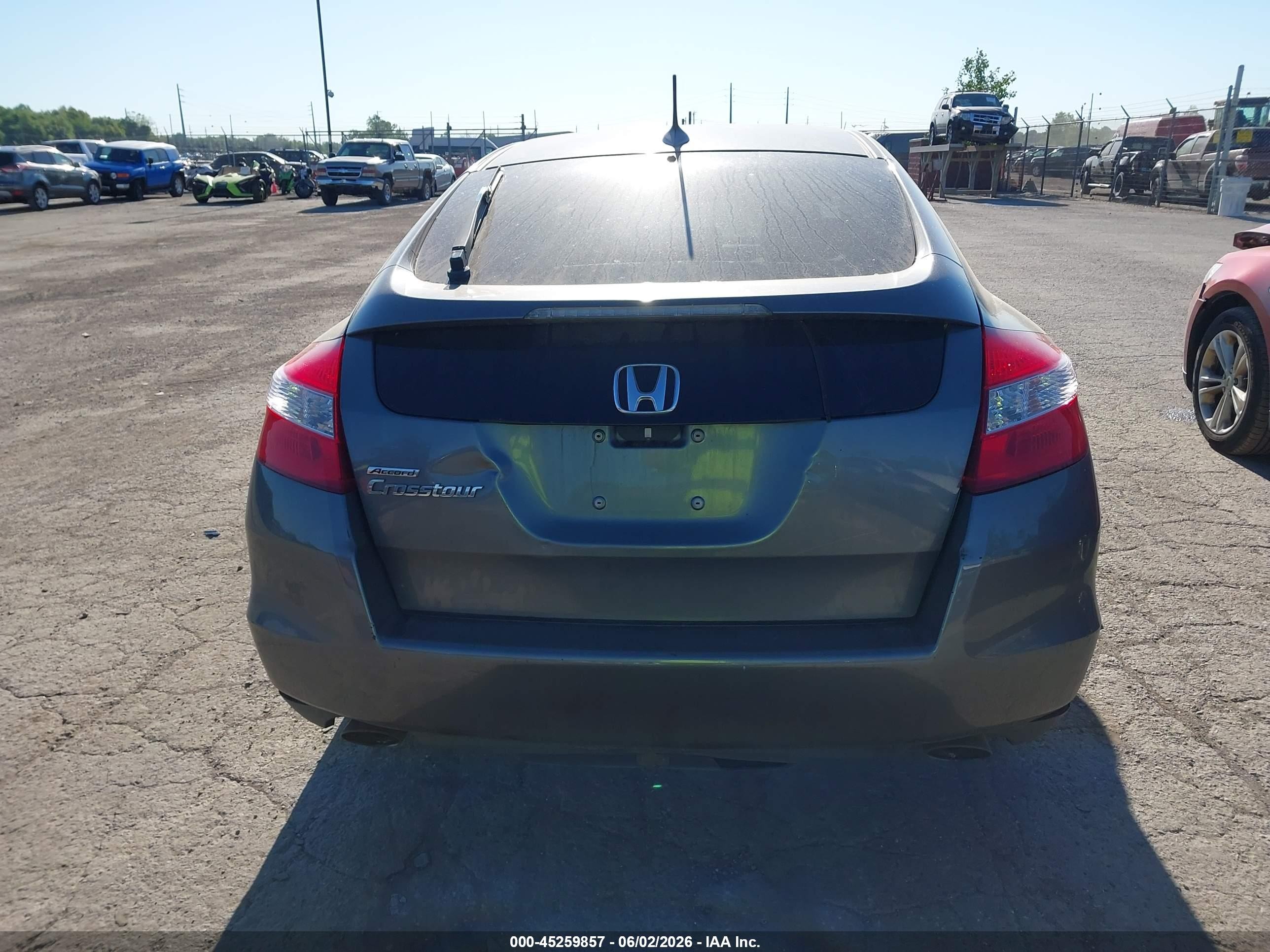 2010 Honda Accord Crosstour Ex-l Gray vin: 5J6TF1H5XAL014290