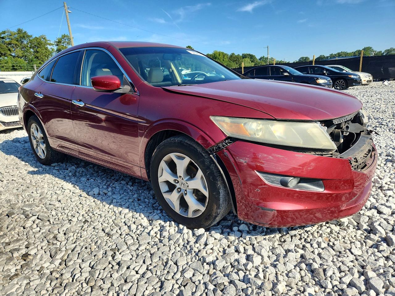2010 Honda Accord Crosstour Exl Maroon vin: 5J6TF1H5XAL016170