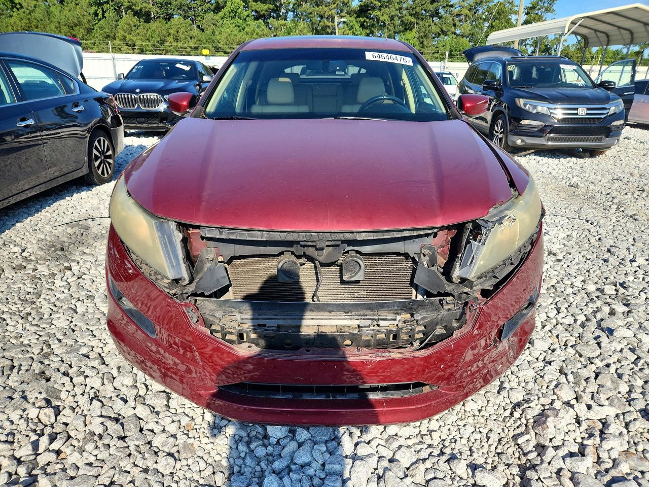 2010 Honda Accord Crosstour Exl Maroon vin: 5J6TF1H5XAL016170