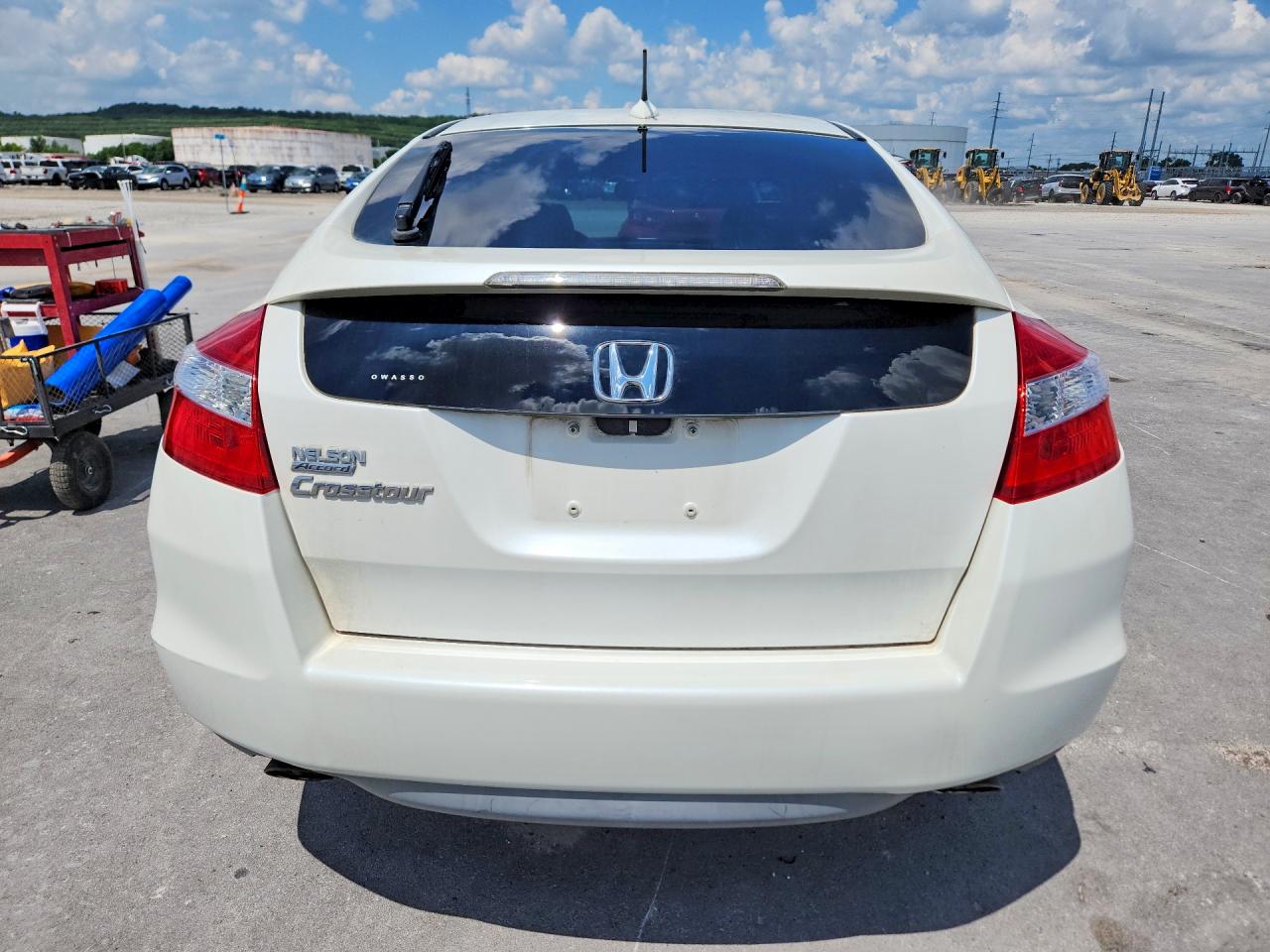 2011 Honda Accord Crosstour Exl White vin: 5J6TF1H5XBL003582