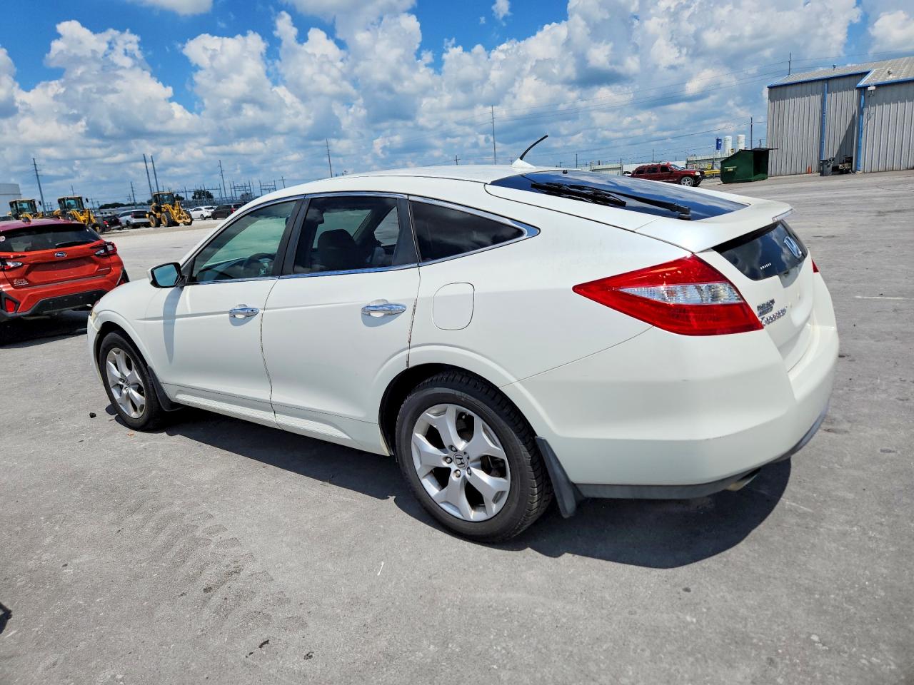 2011 Honda Accord Crosstour Exl White vin: 5J6TF1H5XBL003582