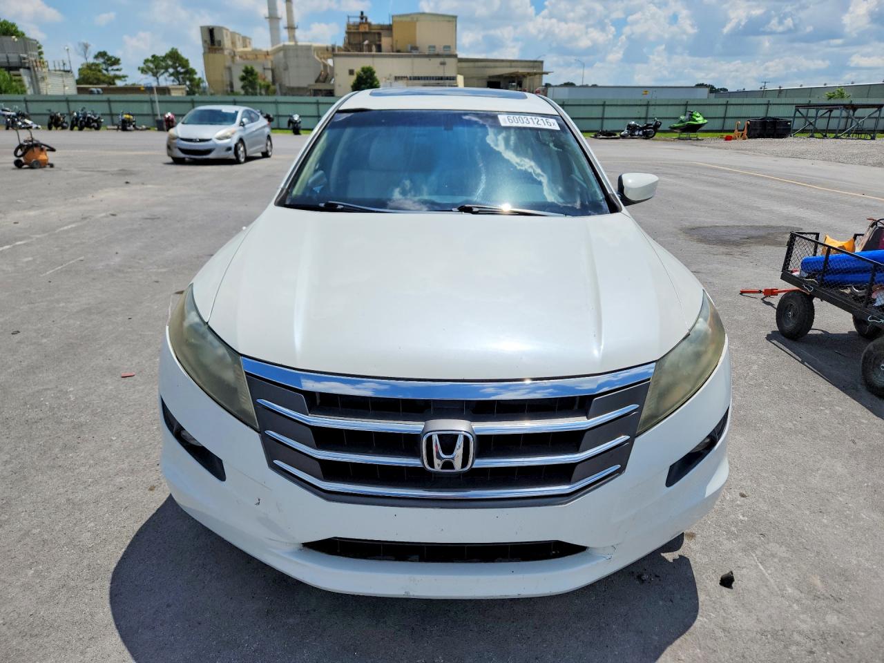 2011 Honda Accord Crosstour Exl White vin: 5J6TF1H5XBL003582