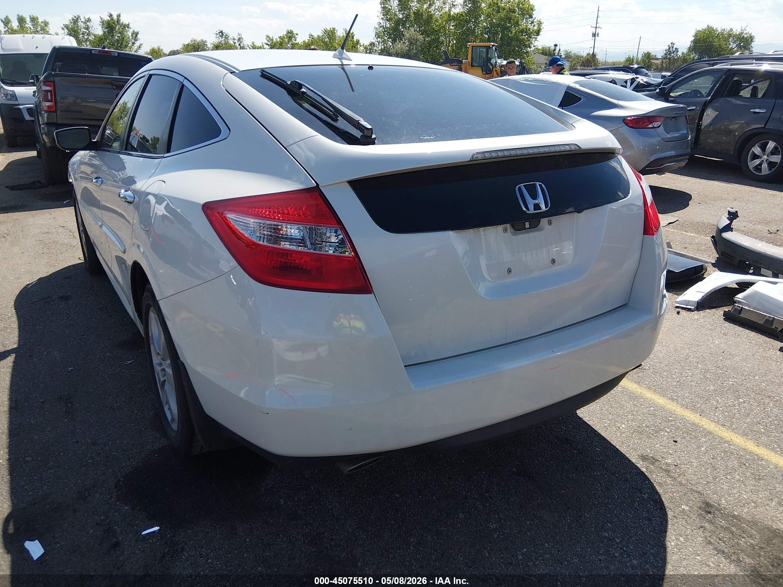 2012 Honda Crosstour Ex-l Белый vin: 5J6TF1H5XCL005091