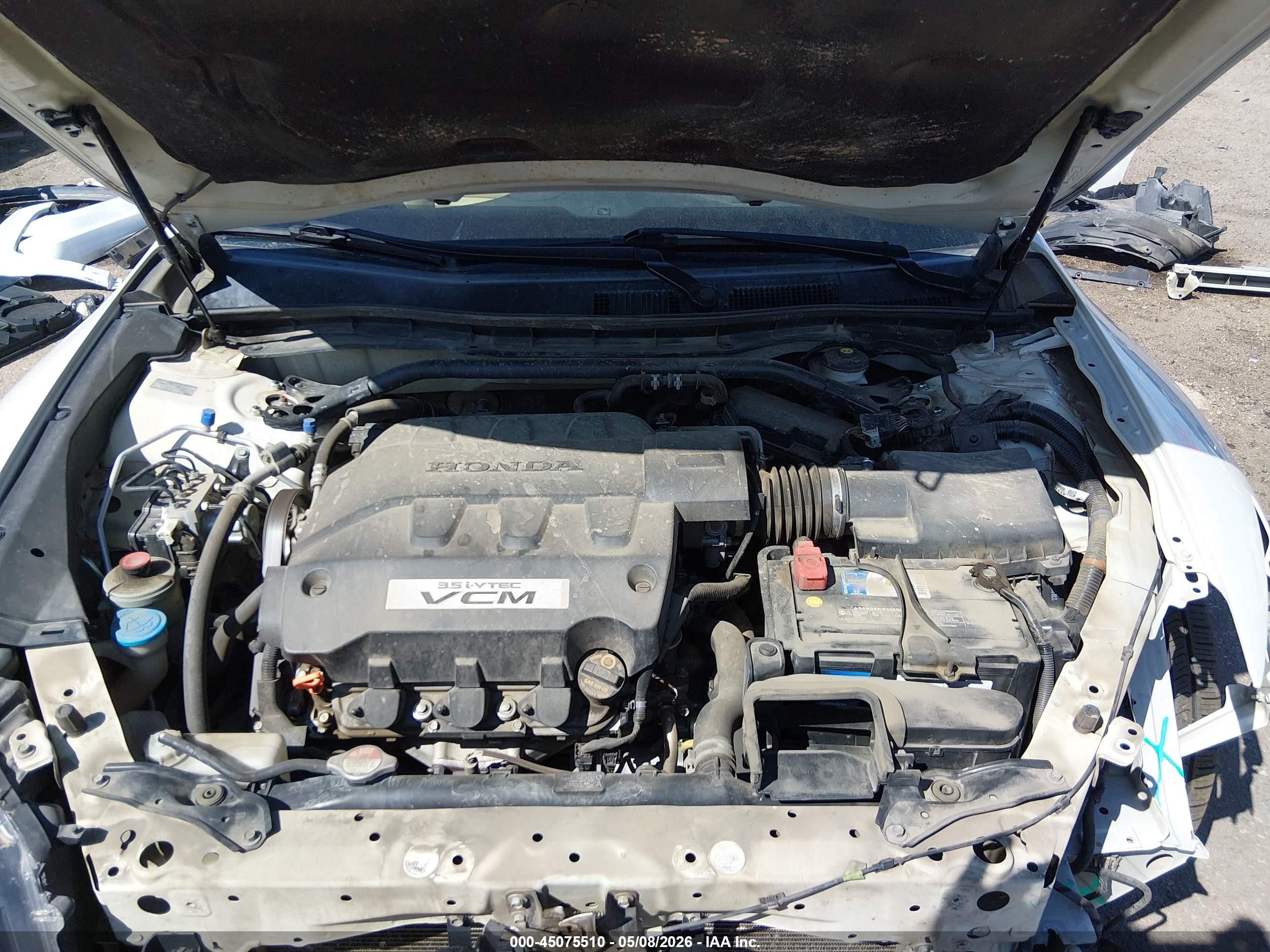 2012 Honda Crosstour Ex-l Белый vin: 5J6TF1H5XCL005091