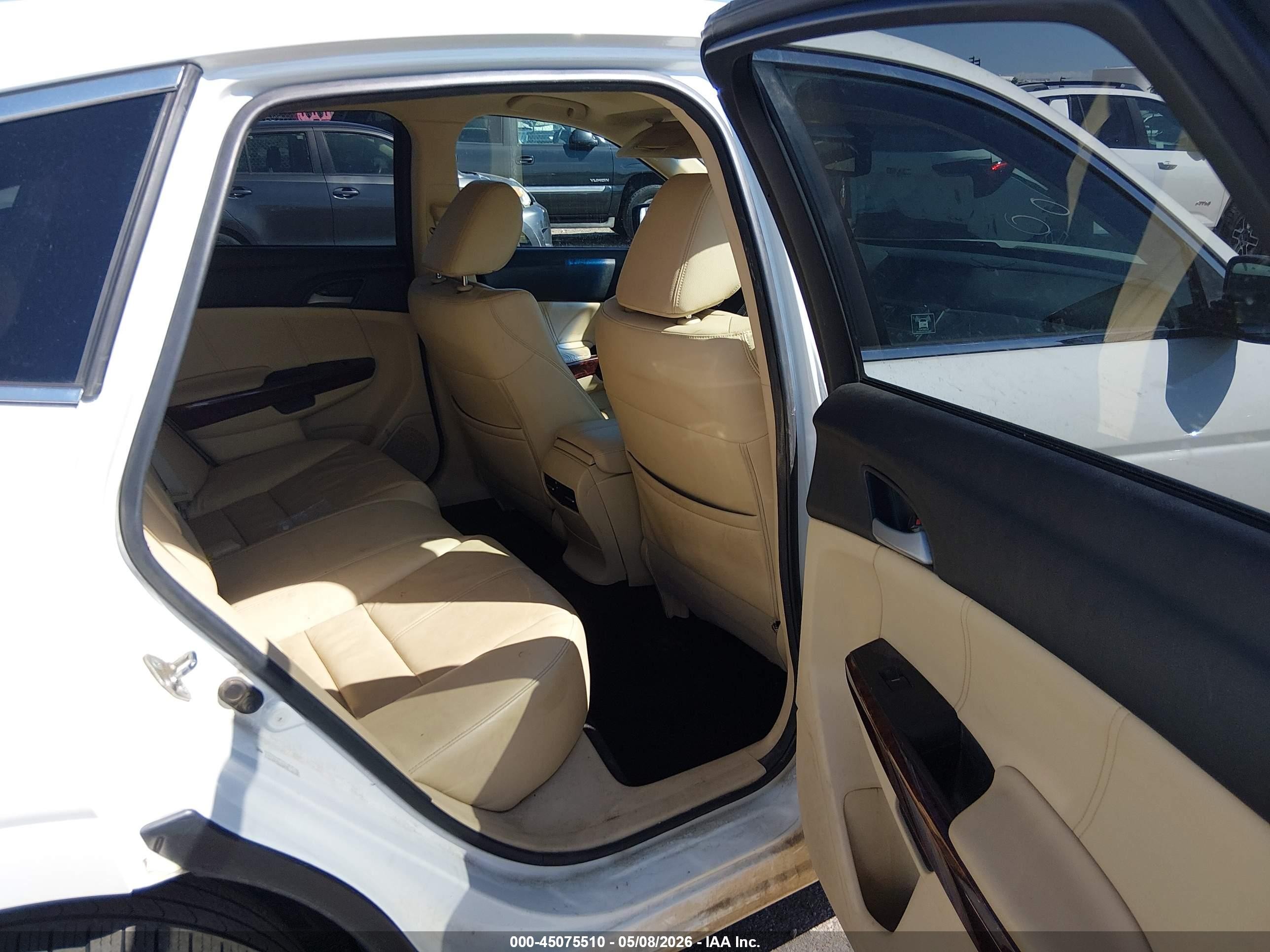2012 Honda Crosstour Ex-l Белый vin: 5J6TF1H5XCL005091