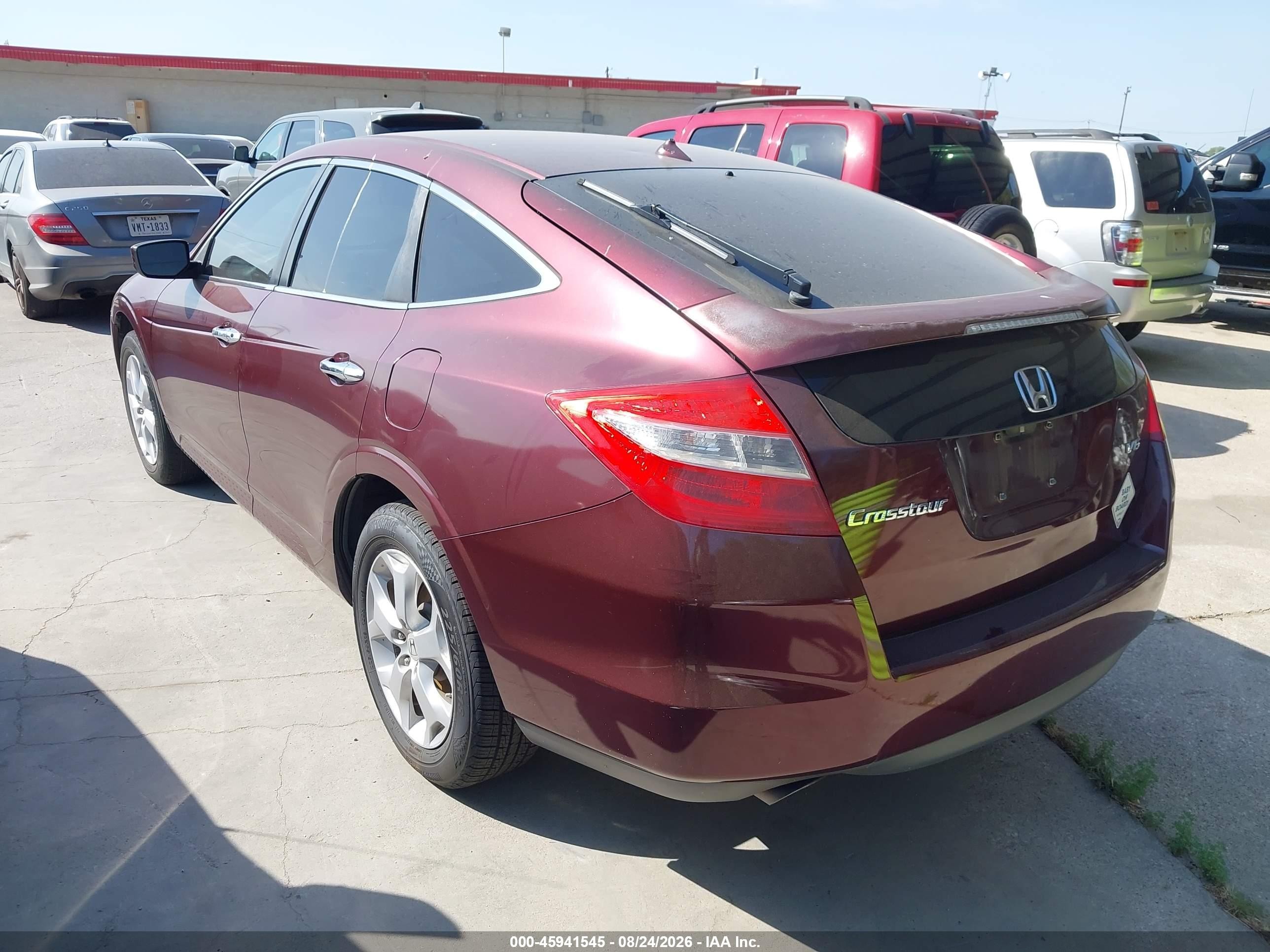 2012 Honda Crosstour Ex-l Бордовый vin: 5J6TF1H5XCL006578