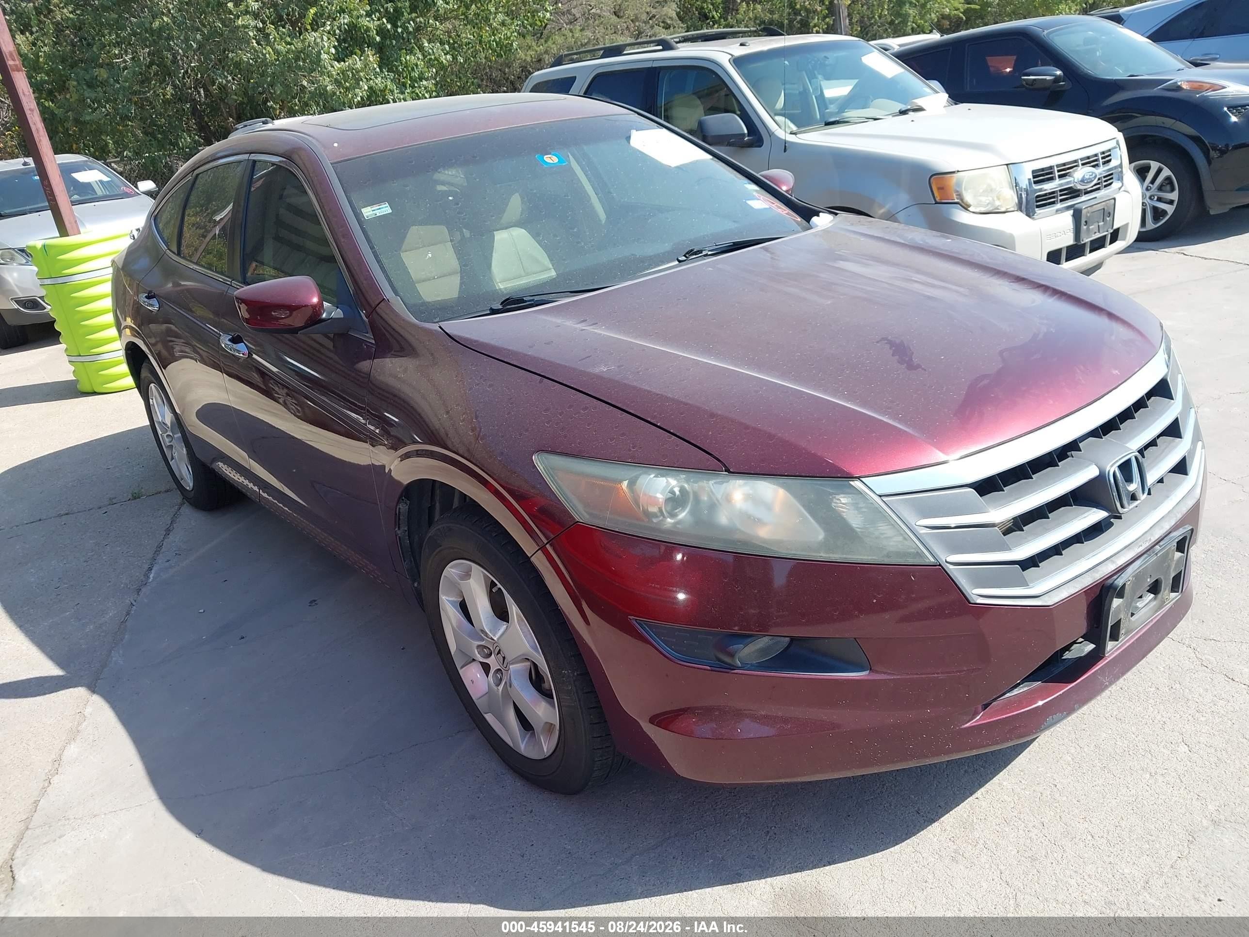2012 Honda Crosstour Ex-l Бордовый vin: 5J6TF1H5XCL006578
