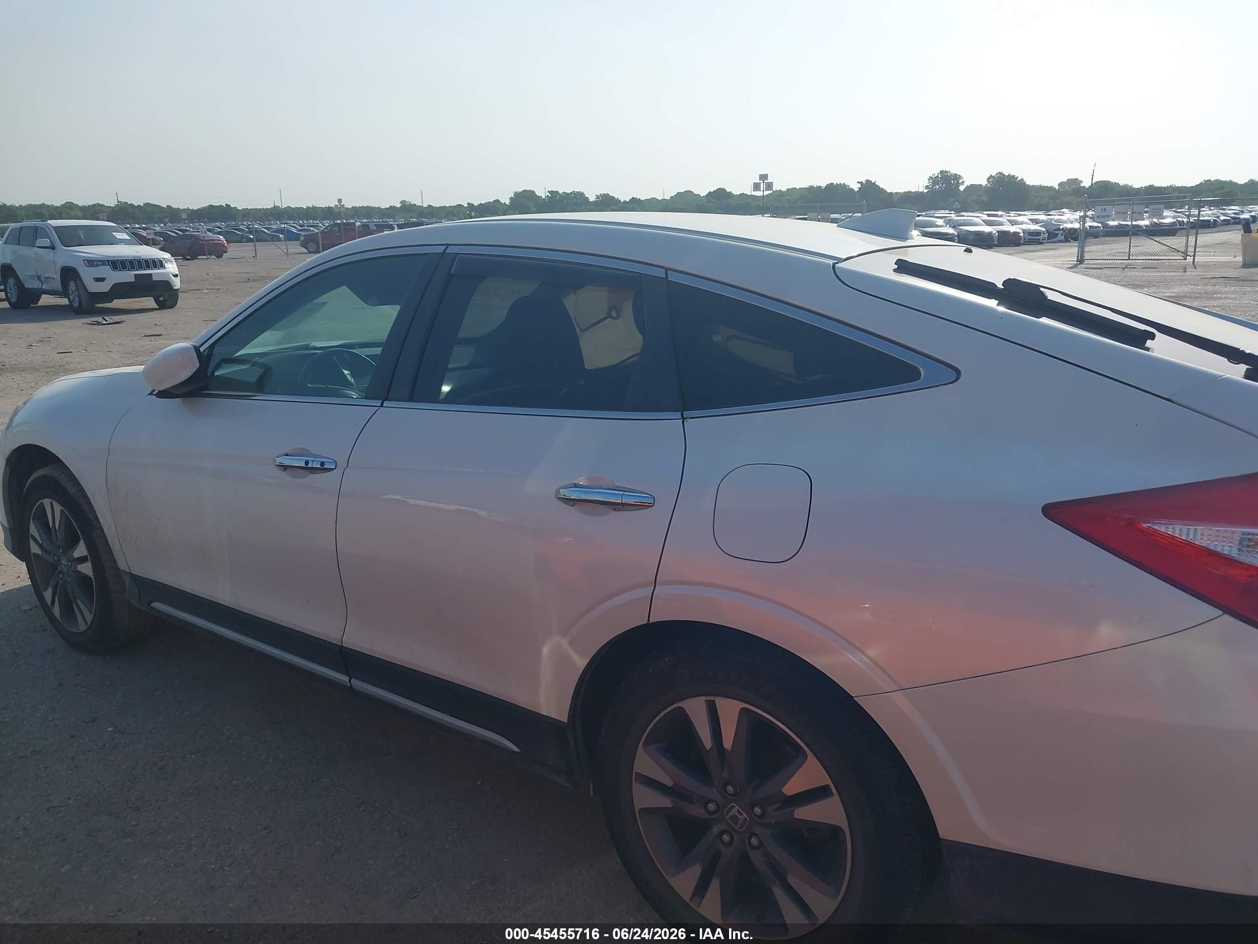 2014 Honda Crosstour Ex-l V6 Белый vin: 5J6TF1H5XEL001285