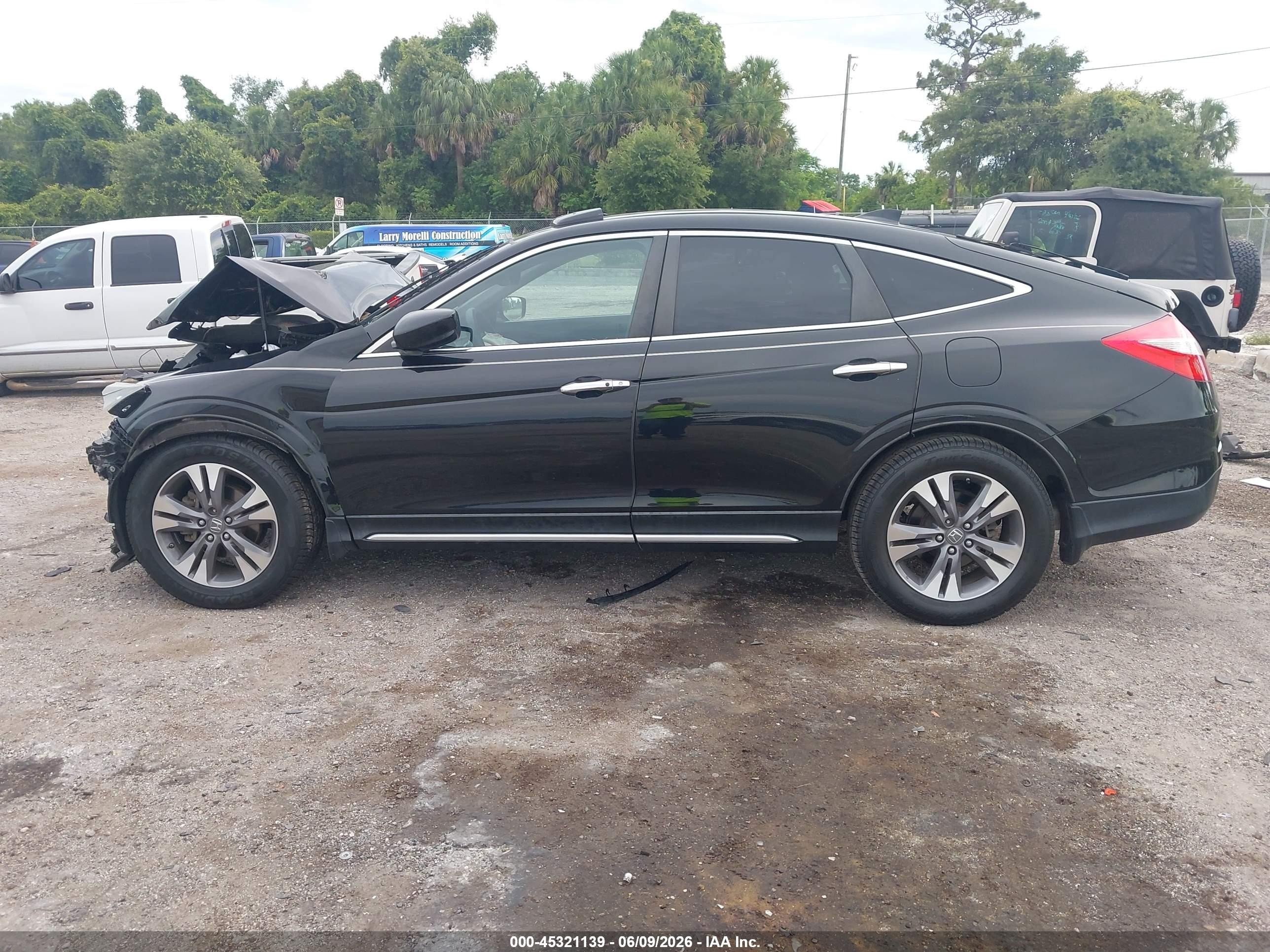 2014 Honda Crosstour Ex-l V6 Black vin: 5J6TF1H5XEL001514