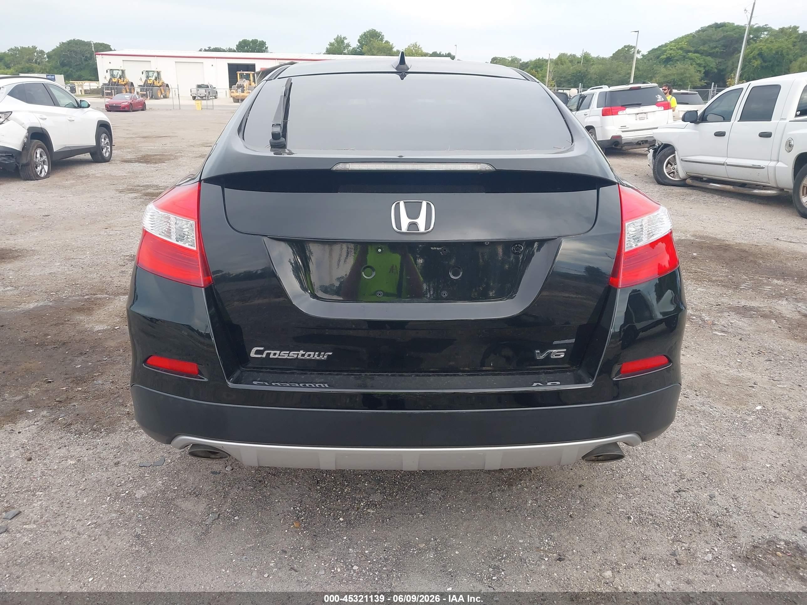 2014 Honda Crosstour Ex-l V6 Black vin: 5J6TF1H5XEL001514