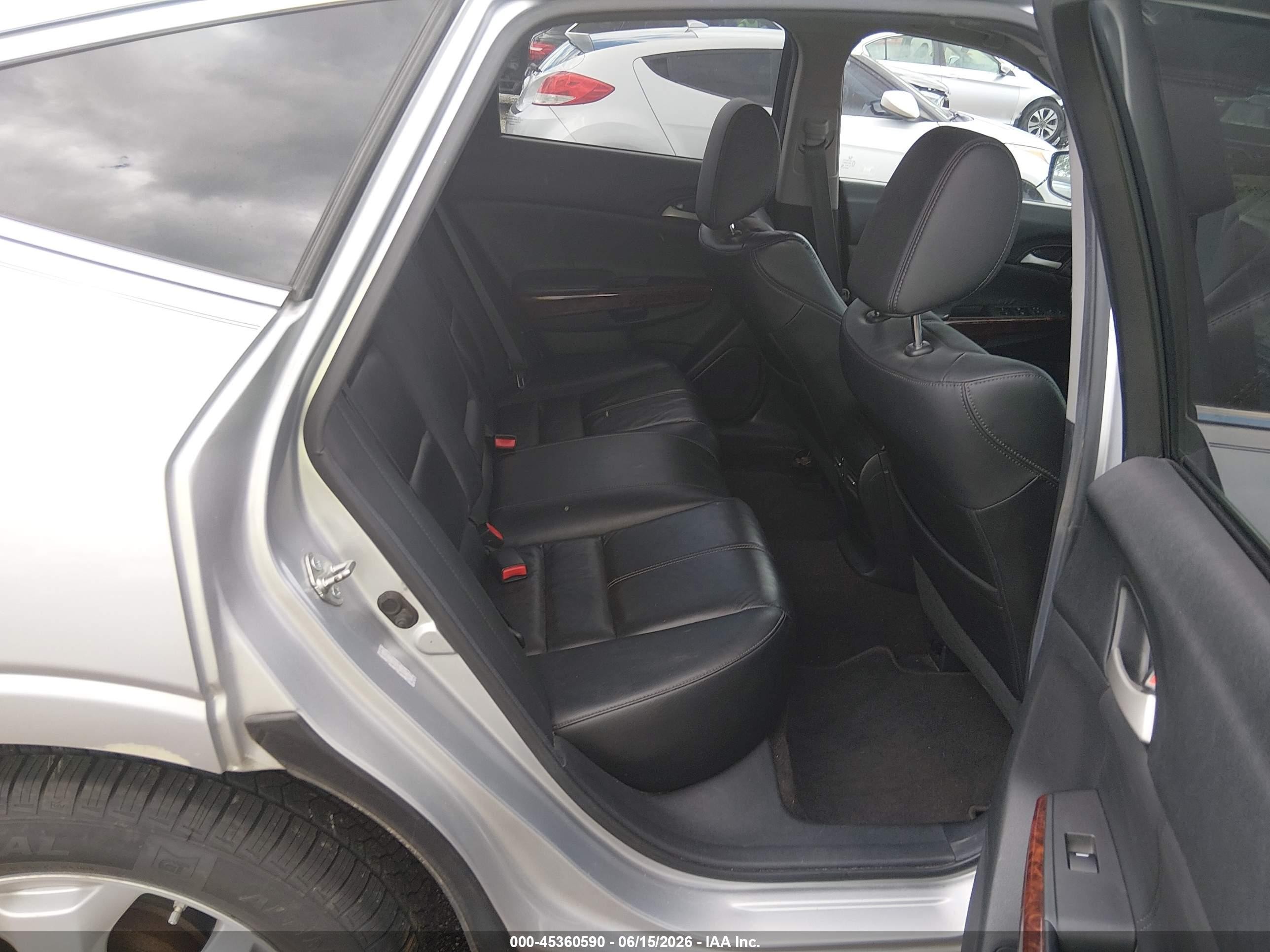 2010 Honda Accord Crosstour Ex-l Silver vin: 5J6TF2H50AL004888