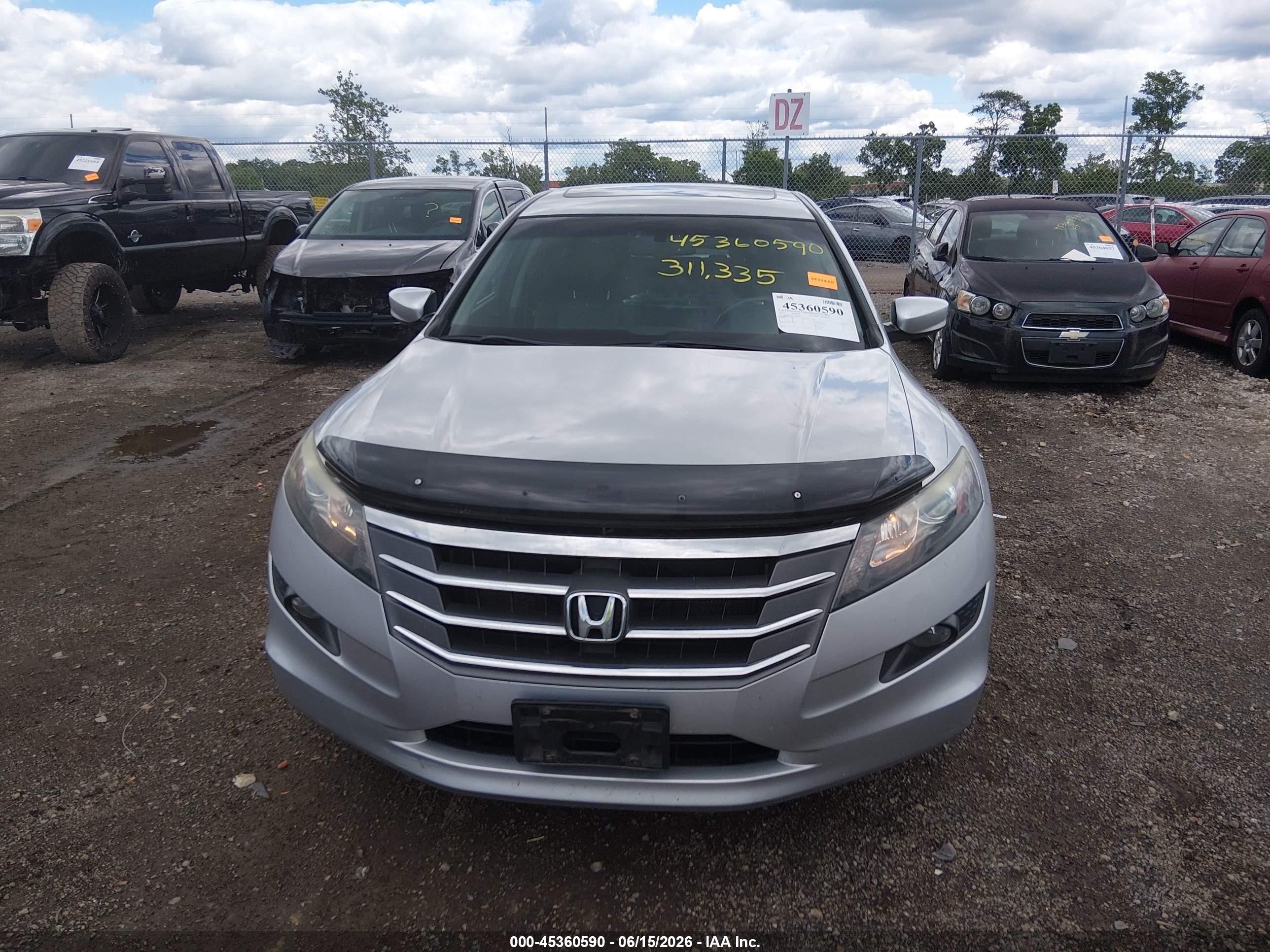 2010 Honda Accord Crosstour Ex-l Silver vin: 5J6TF2H50AL004888