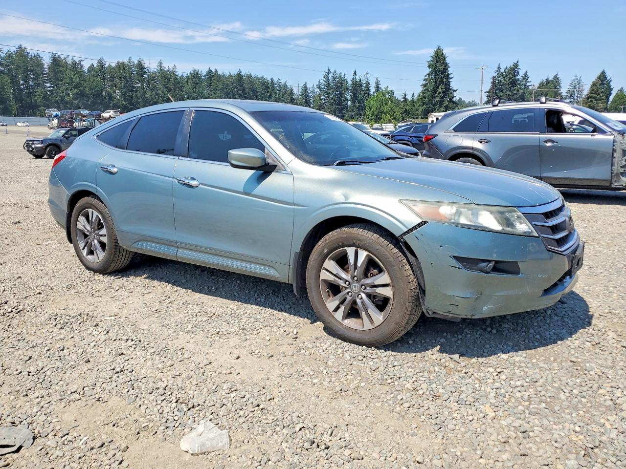 2010 Honda Accord Crosstour Exl Teal vin: 5J6TF2H50AL009685