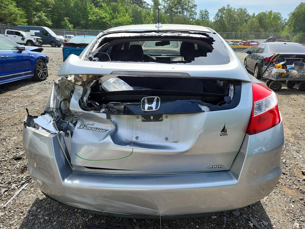 2010 Honda Accord Crosstour Exl Silver vin: 5J6TF2H50AL009783