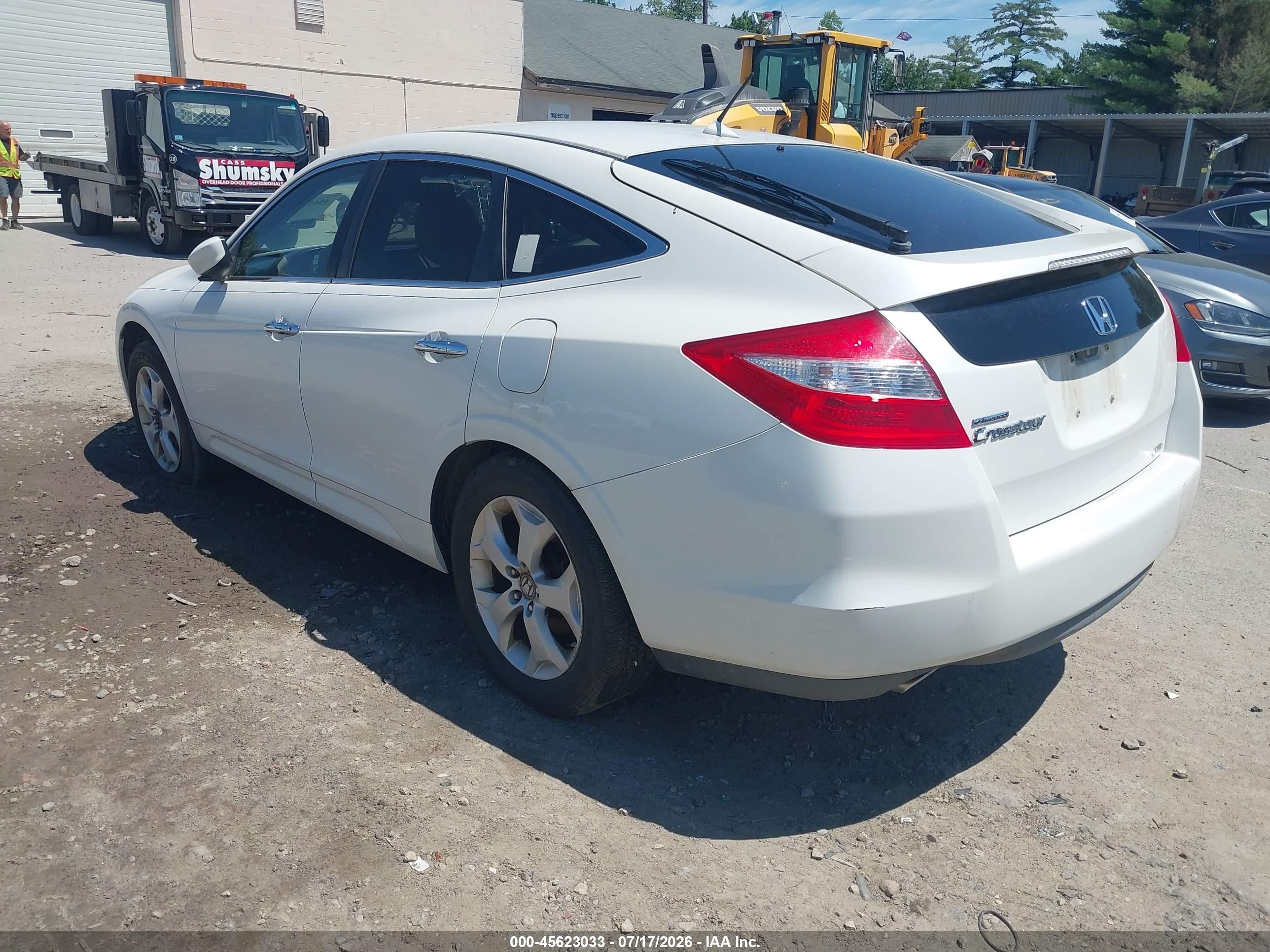 2010 Honda Accord Crosstour Ex-l White vin: 5J6TF2H50AL011081