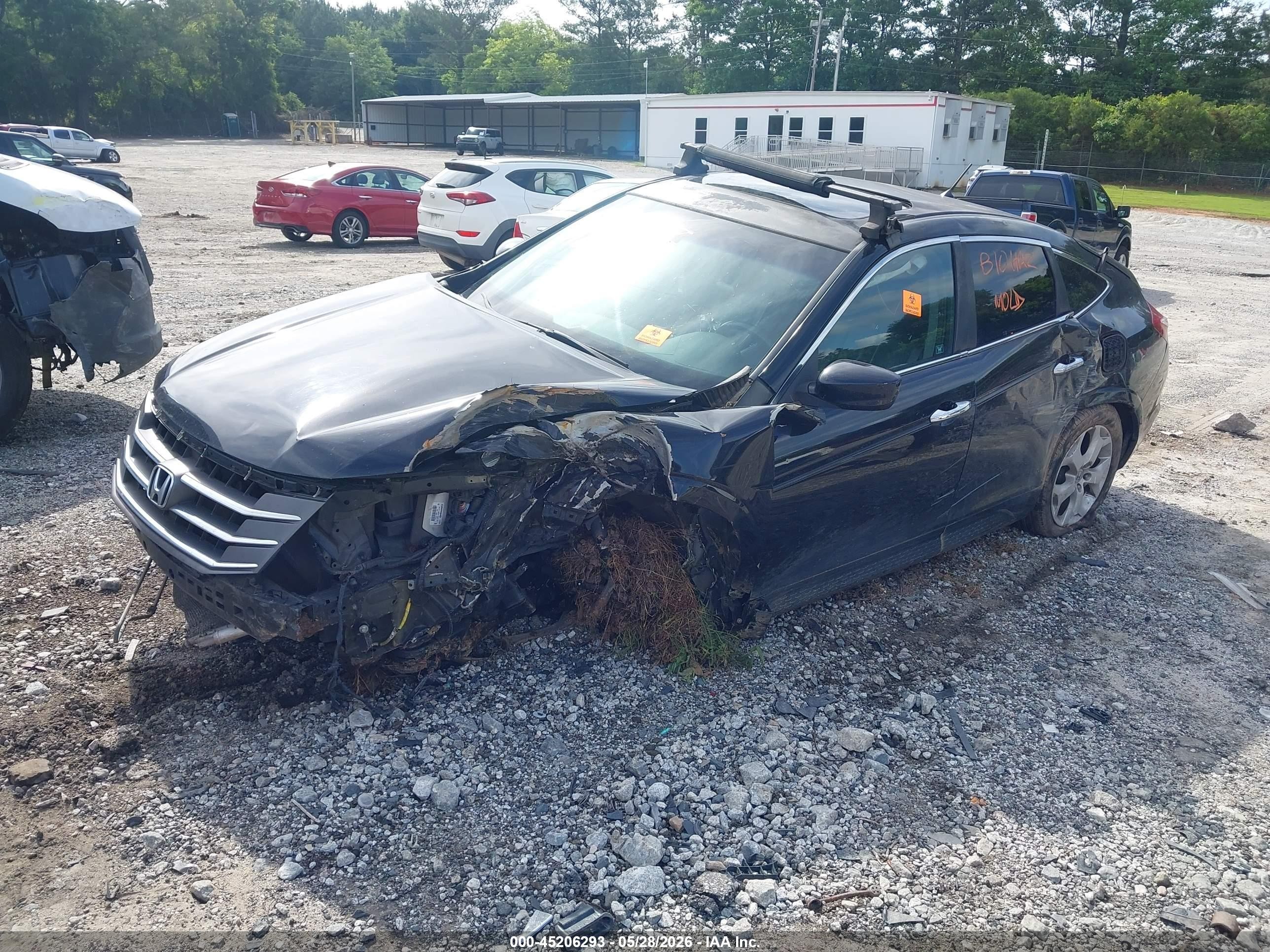 2010 Honda Accord Crosstour Ex-l Black vin: 5J6TF2H50AL012831