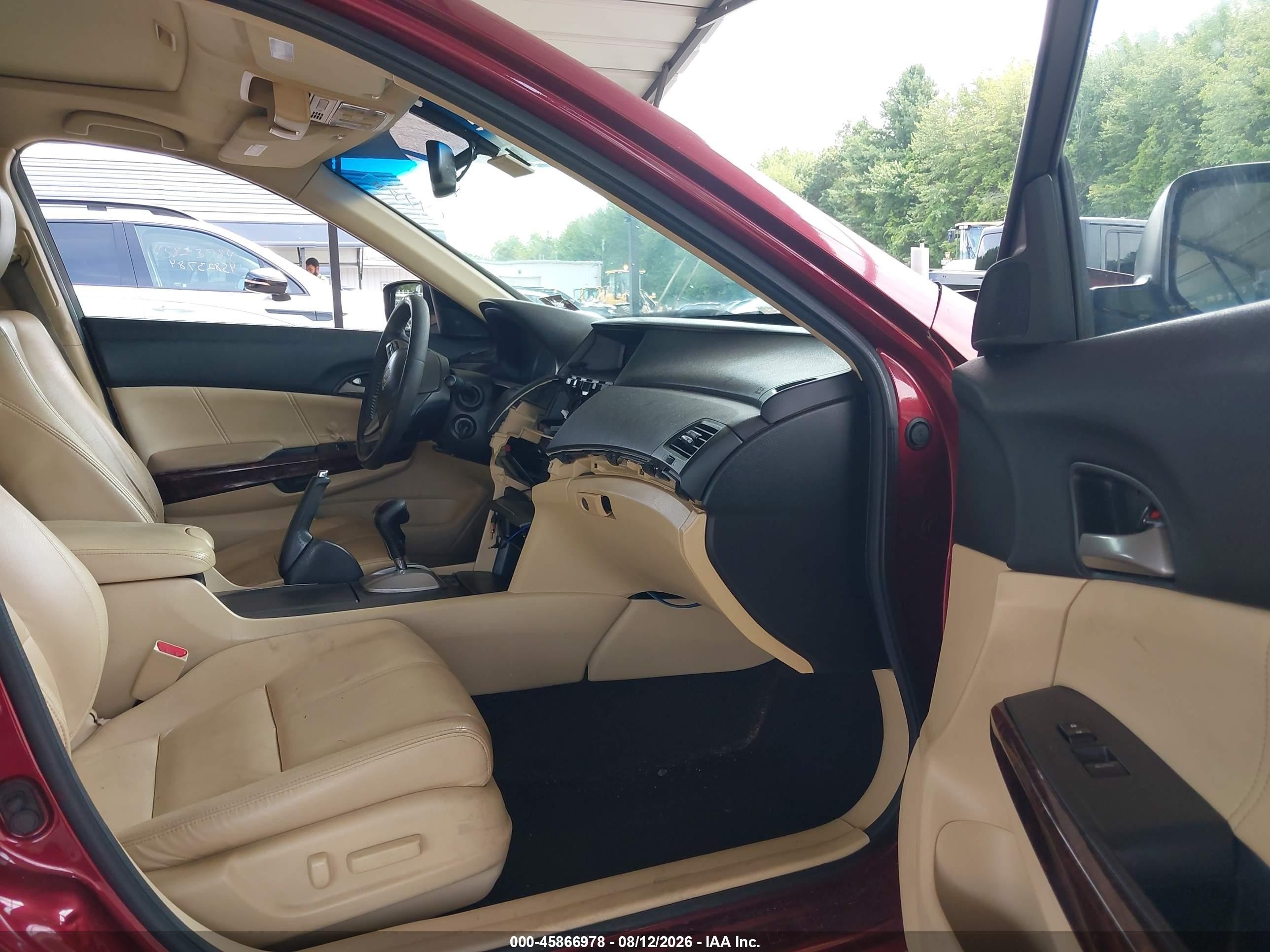 2010 Honda Accord Crosstour Ex-l Maroon vin: 5J6TF2H50AL015440