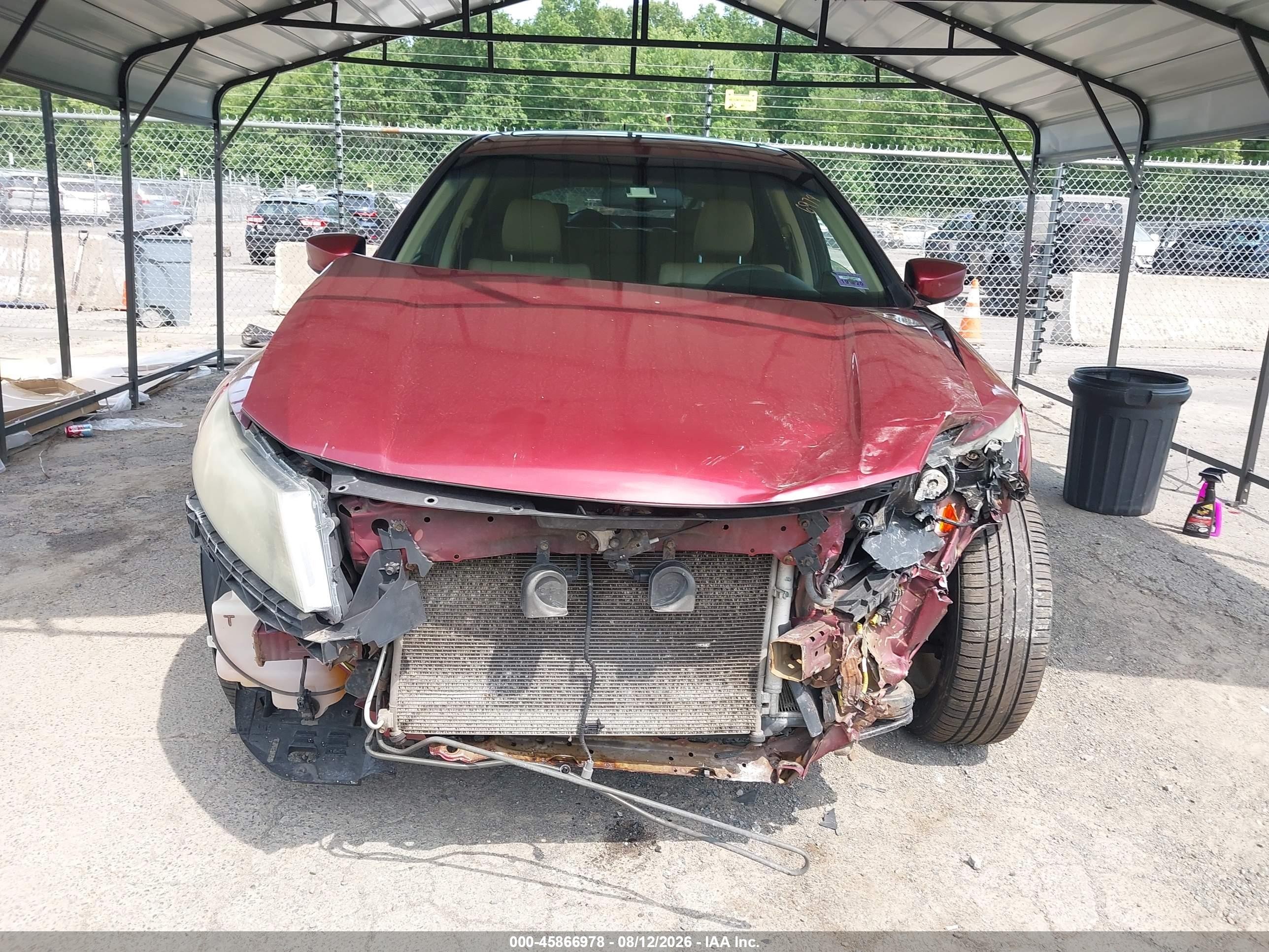 2010 Honda Accord Crosstour Ex-l Maroon vin: 5J6TF2H50AL015440