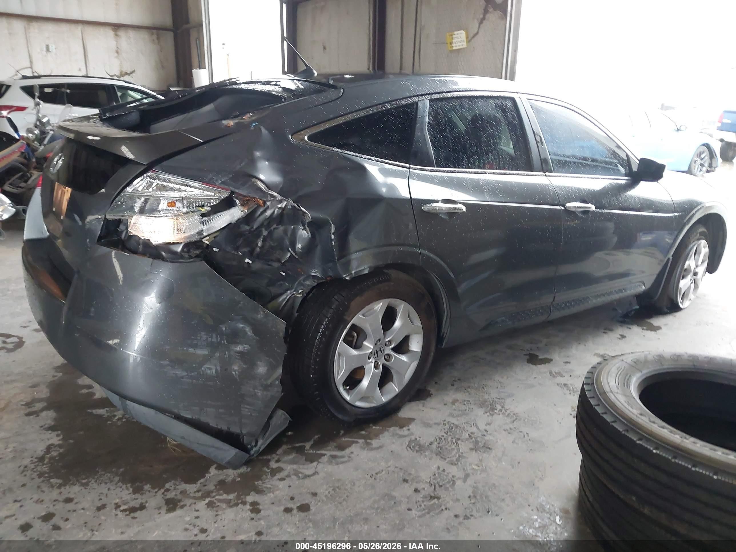 2011 Honda Accord Crosstour Ex-l Gray vin: 5J6TF2H50BL004780
