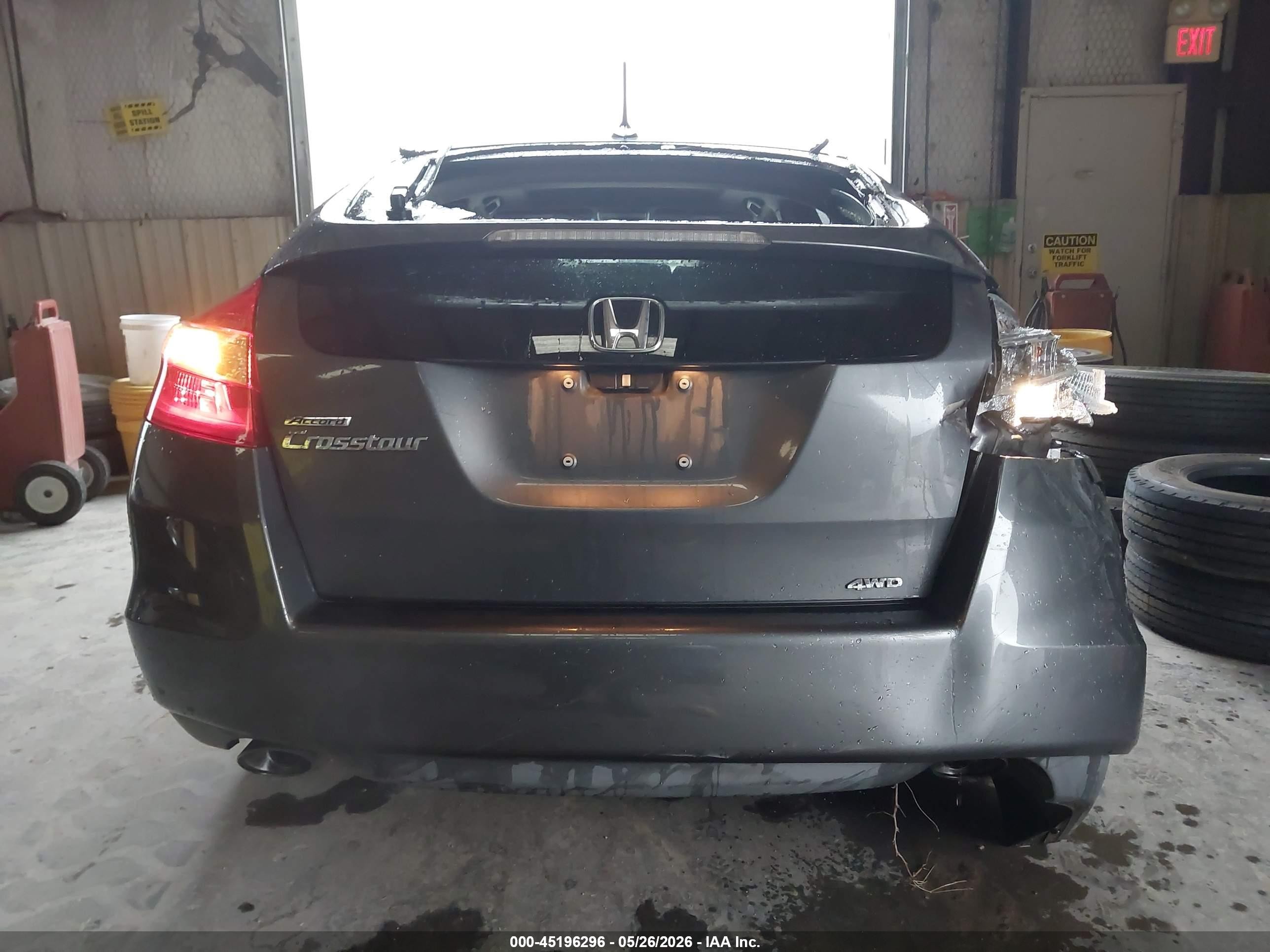 2011 Honda Accord Crosstour Ex-l Gray vin: 5J6TF2H50BL004780