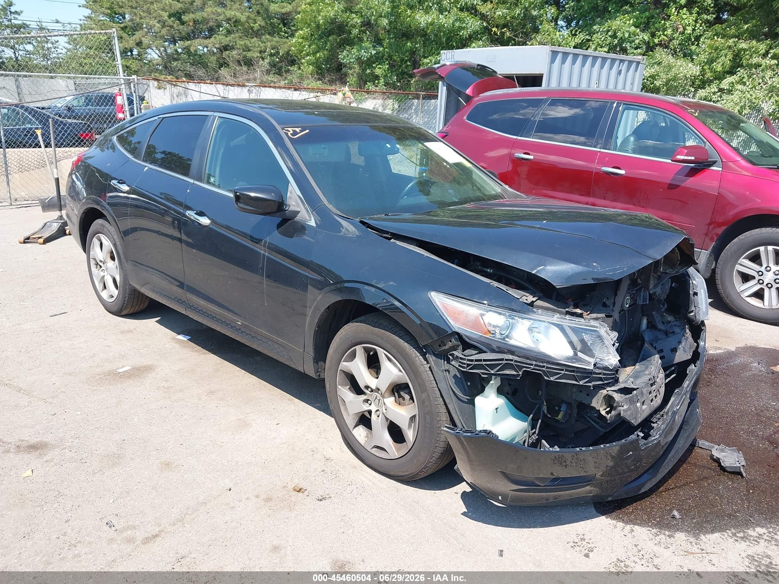 2012 Honda Crosstour Ex-l Black vin: 5J6TF2H50CL003680