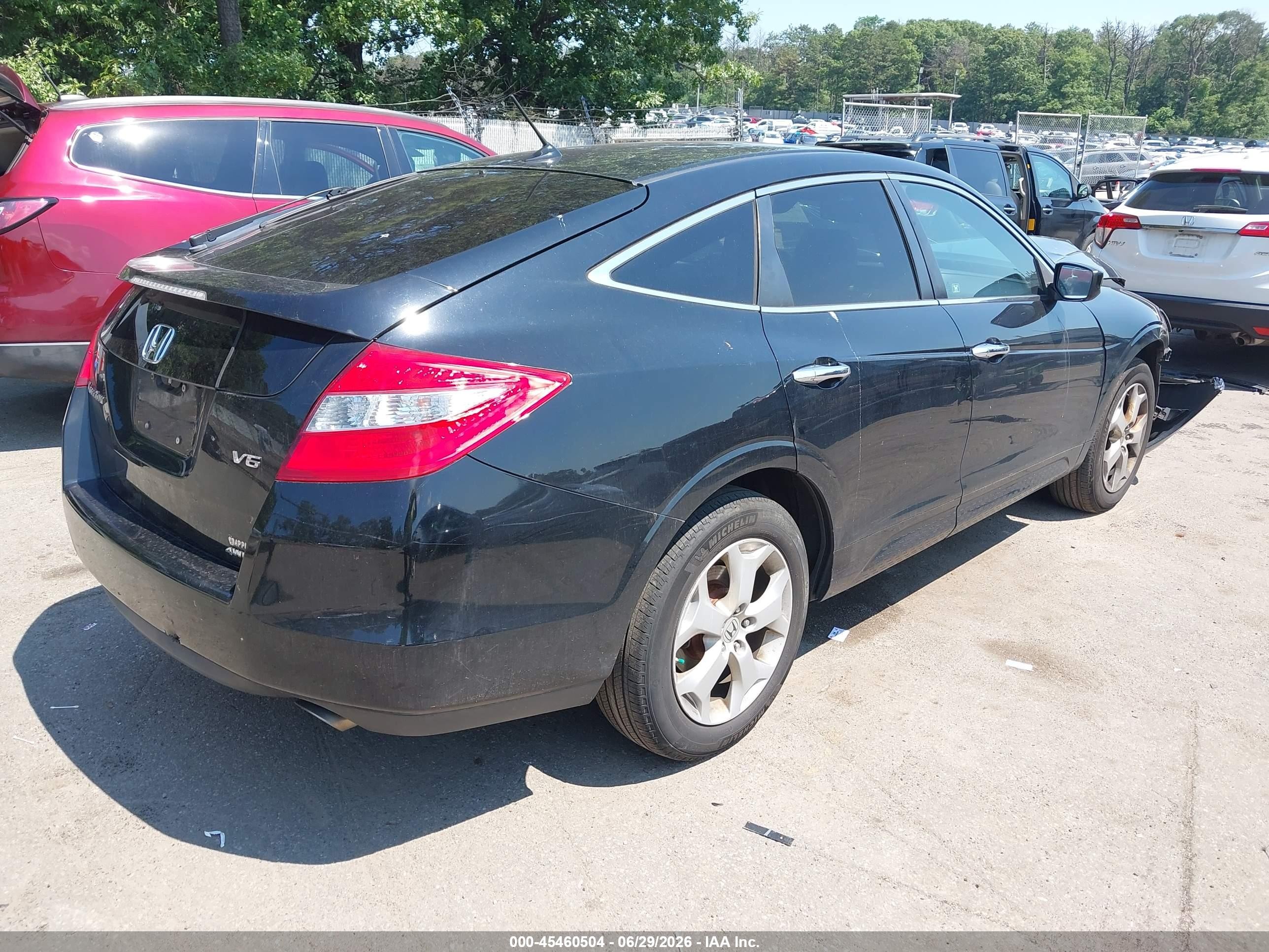 2012 Honda Crosstour Ex-l Black vin: 5J6TF2H50CL003680