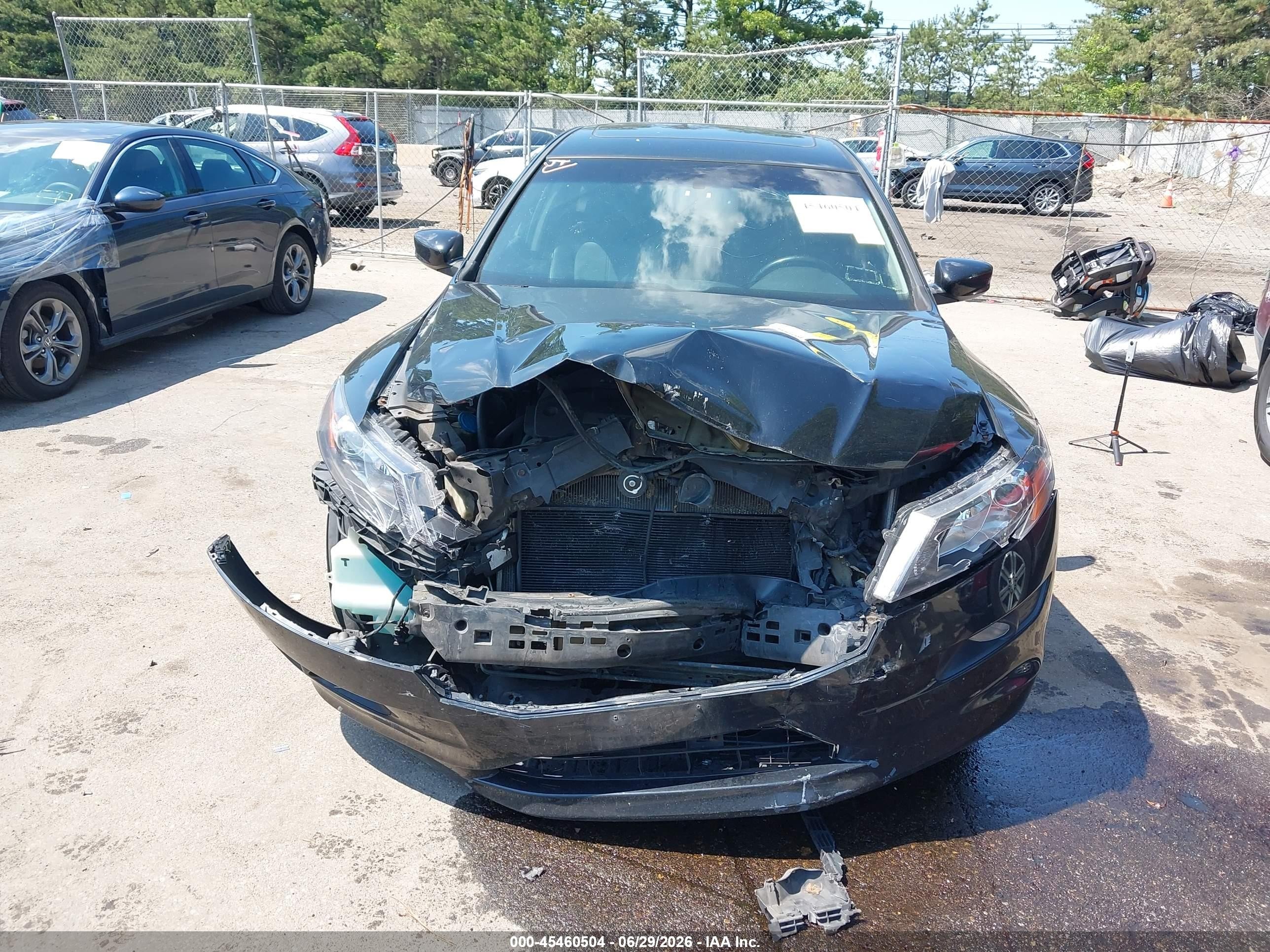 2012 Honda Crosstour Ex-l Black vin: 5J6TF2H50CL003680