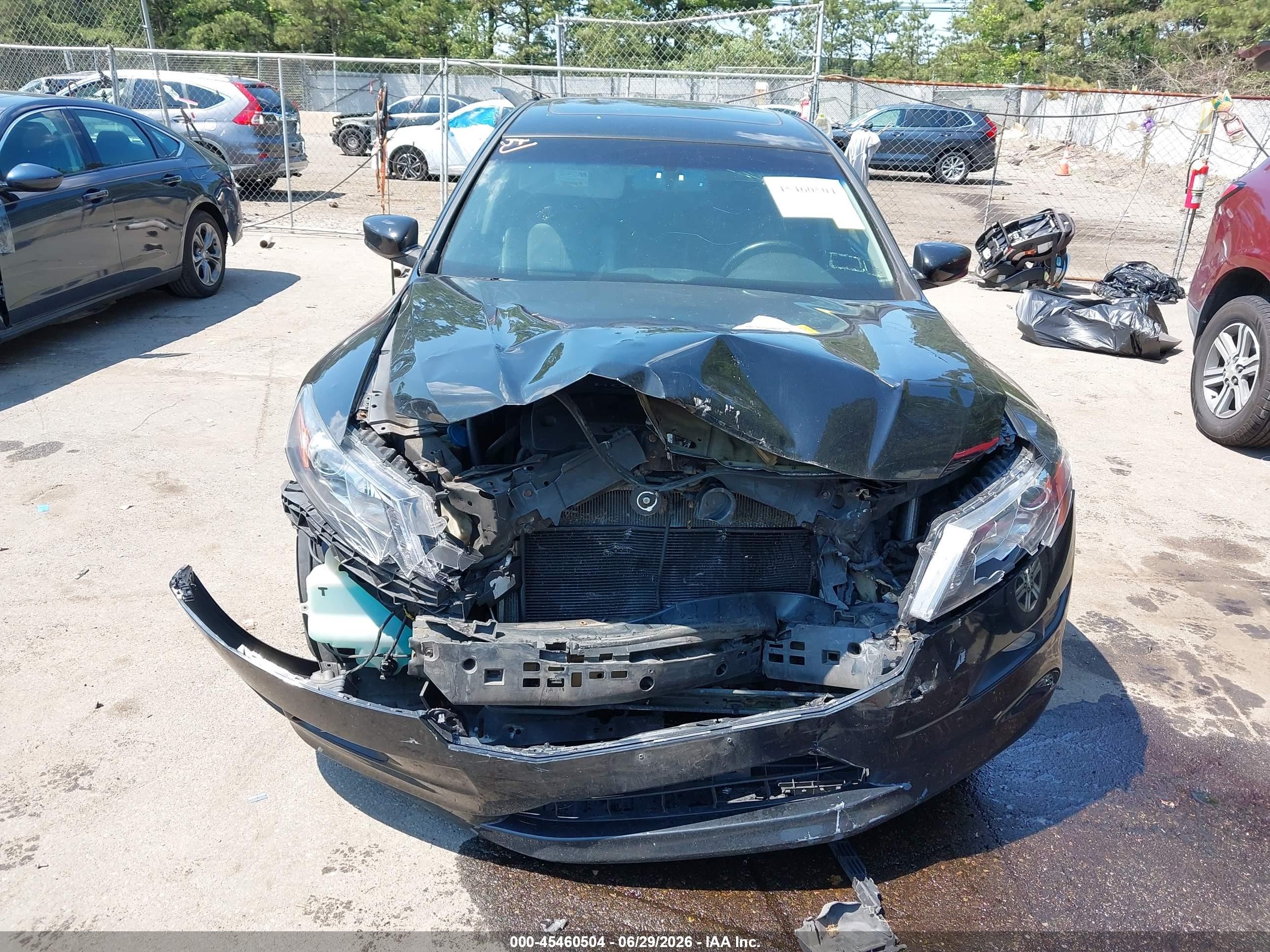 2012 Honda Crosstour Ex-l Black vin: 5J6TF2H50CL003680