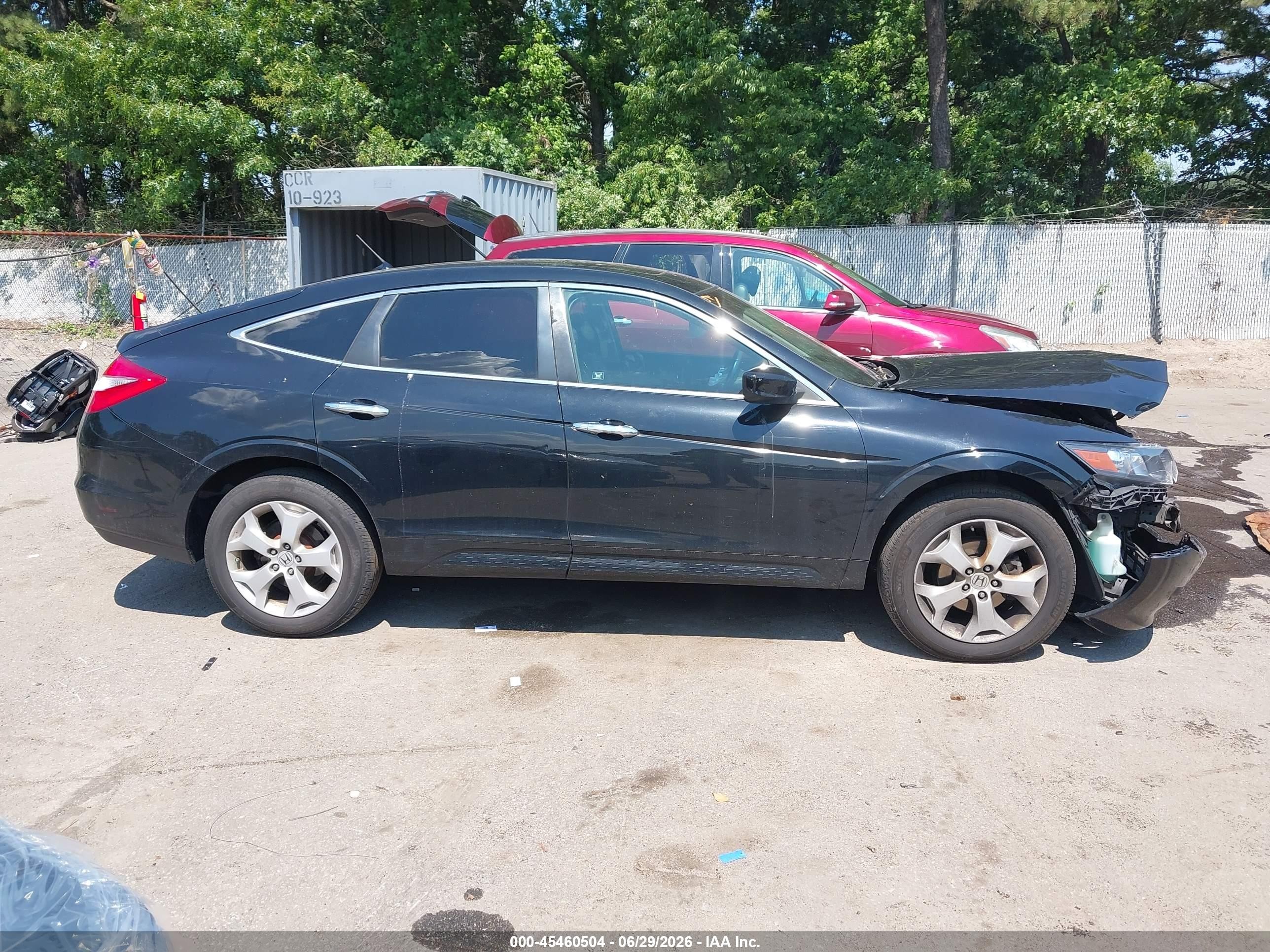 2012 Honda Crosstour Ex-l Black vin: 5J6TF2H50CL003680