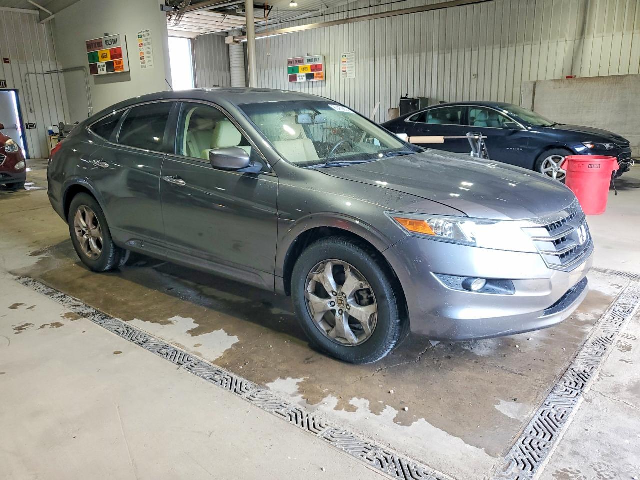 2012 Honda Crosstour Exl Gray vin: 5J6TF2H50CL006496