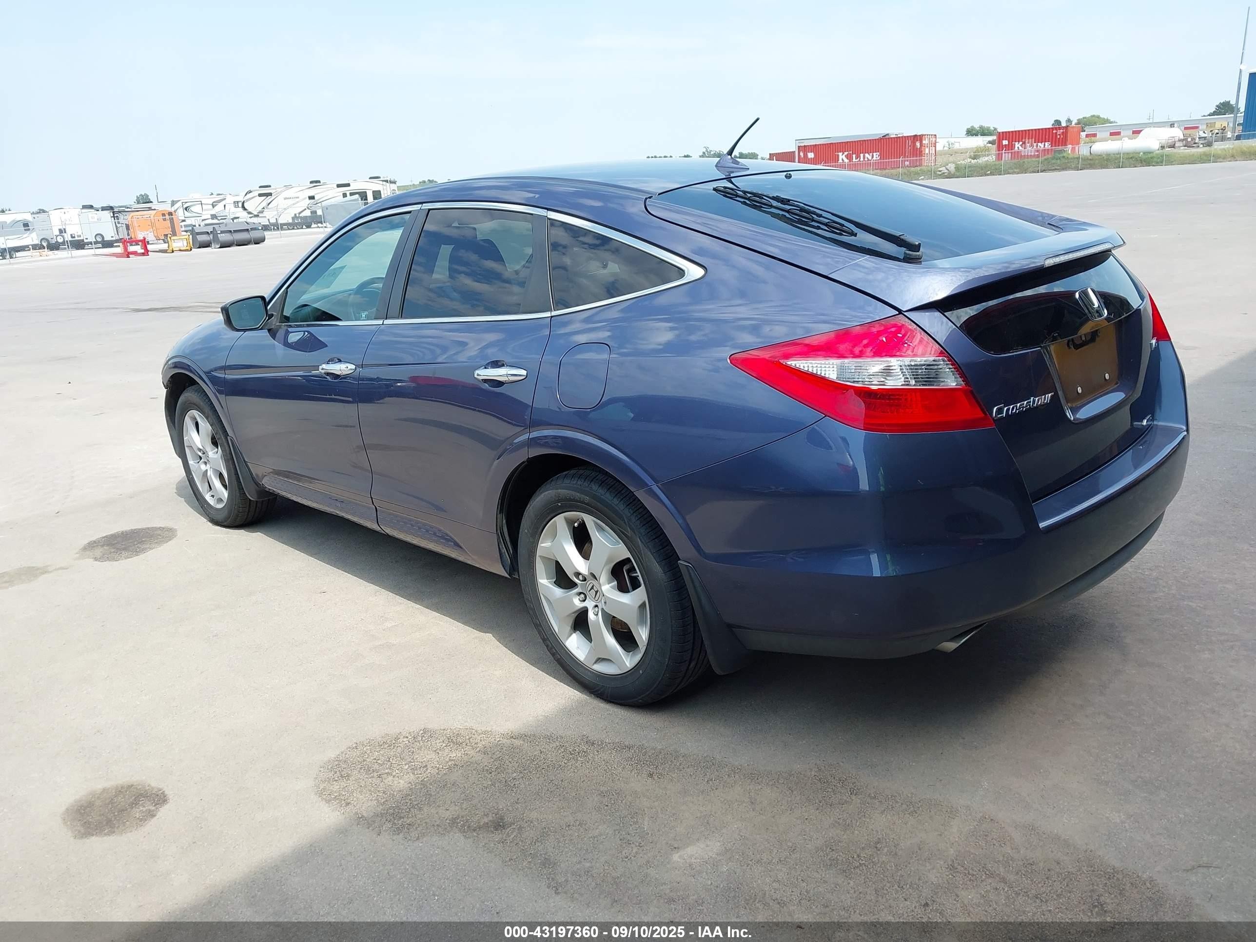 2012 Honda Crosstour Ex-l Blue vin: 5J6TF2H50CL010385