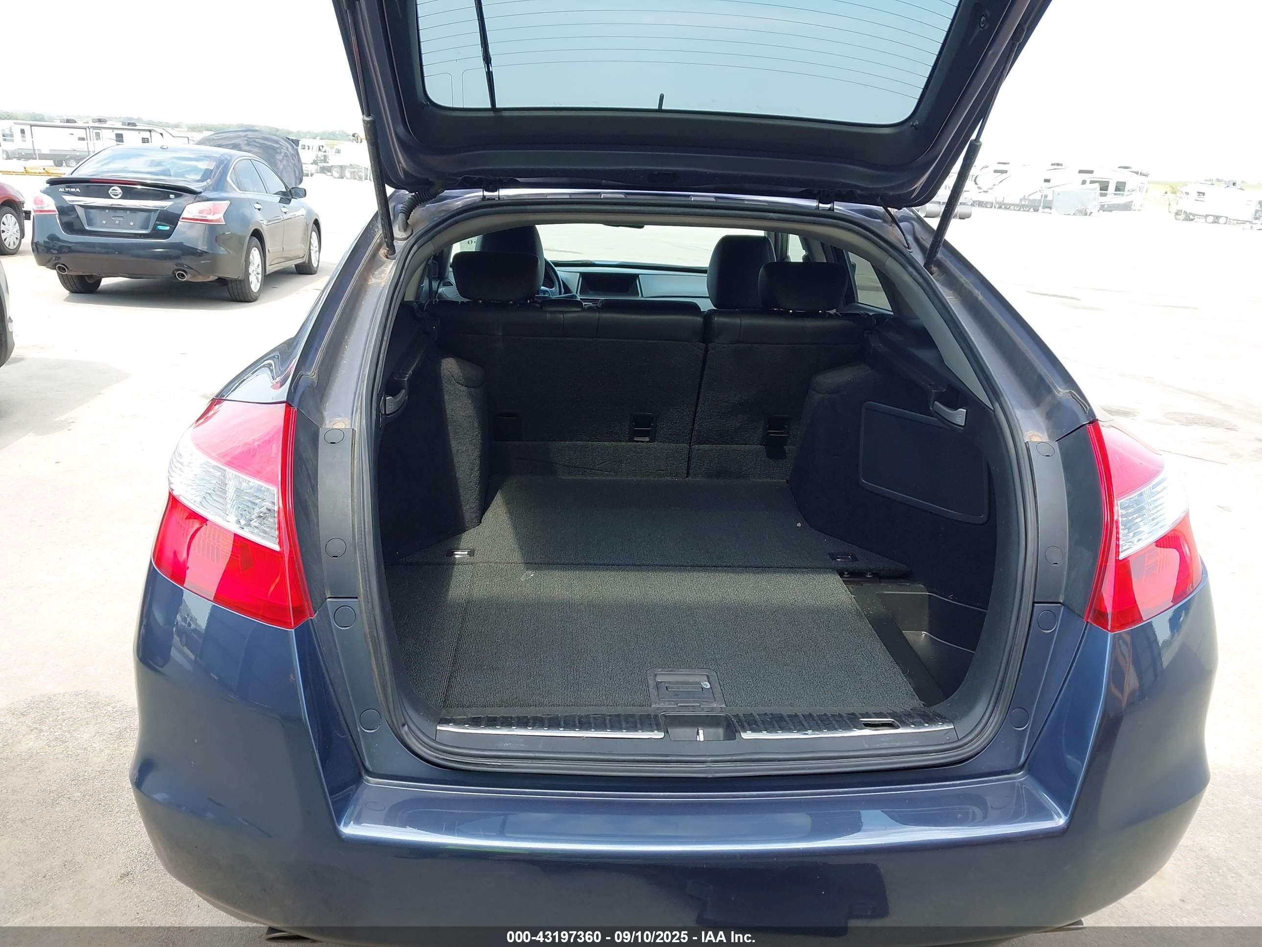 2012 Honda Crosstour Ex-l Blue vin: 5J6TF2H50CL010385