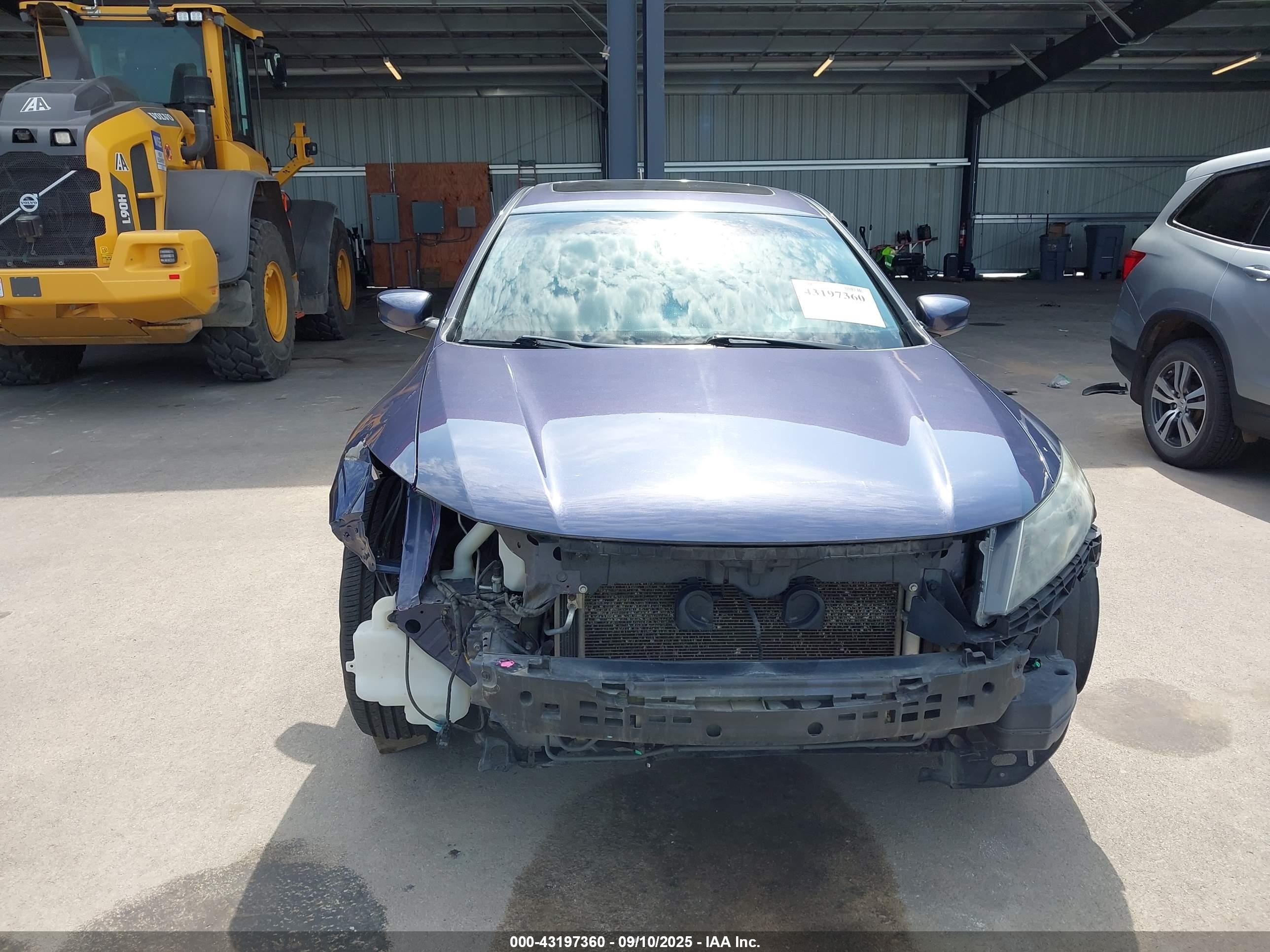 2012 Honda Crosstour Ex-l Blue vin: 5J6TF2H50CL010385