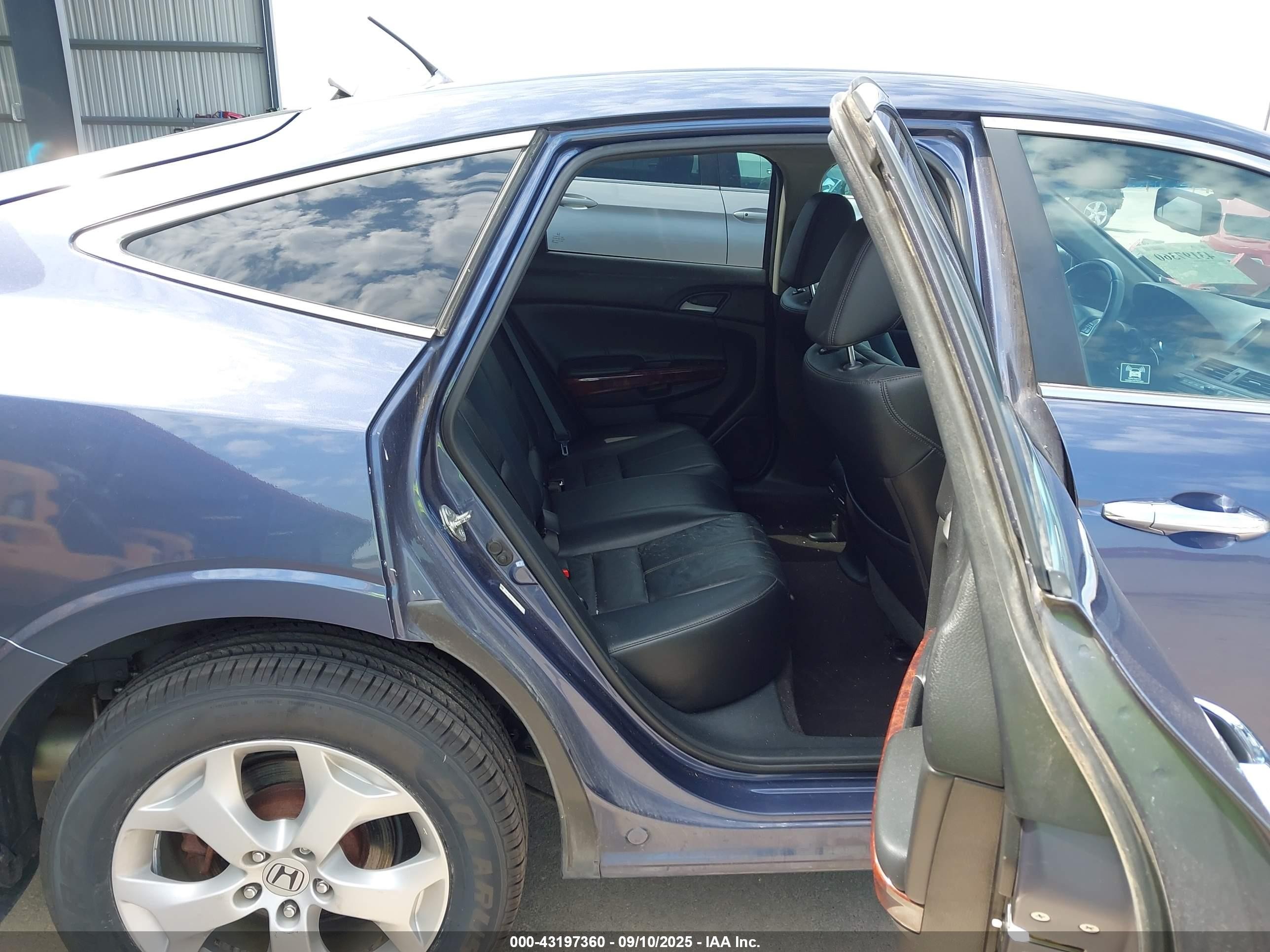2012 Honda Crosstour Ex-l Blue vin: 5J6TF2H50CL010385