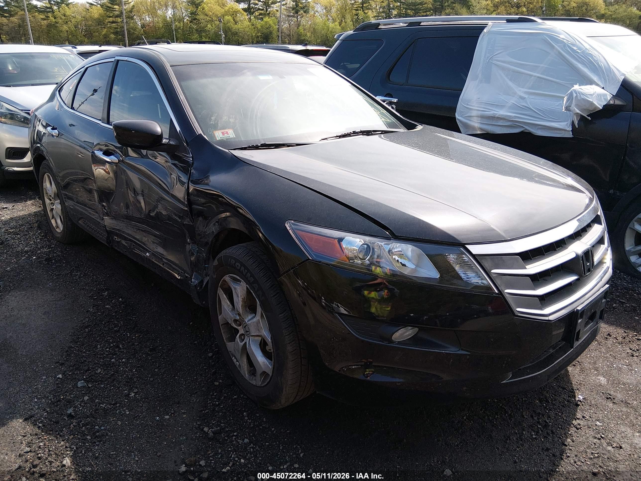 2012 Honda Crosstour Ex-l Черный vin: 5J6TF2H50CL010709