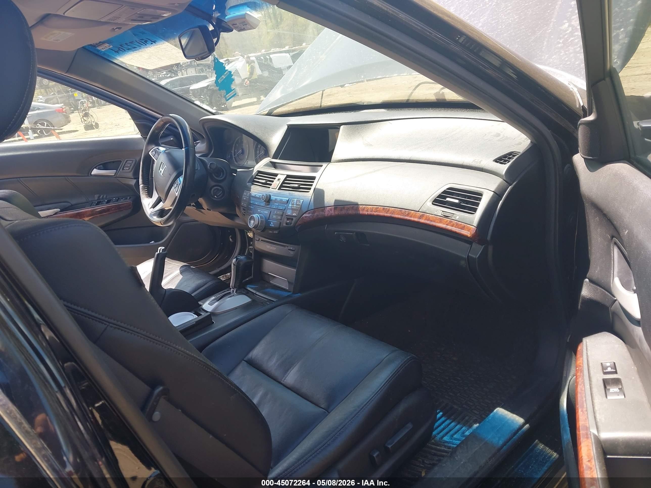 2012 Honda Crosstour Ex-l Черный vin: 5J6TF2H50CL010709