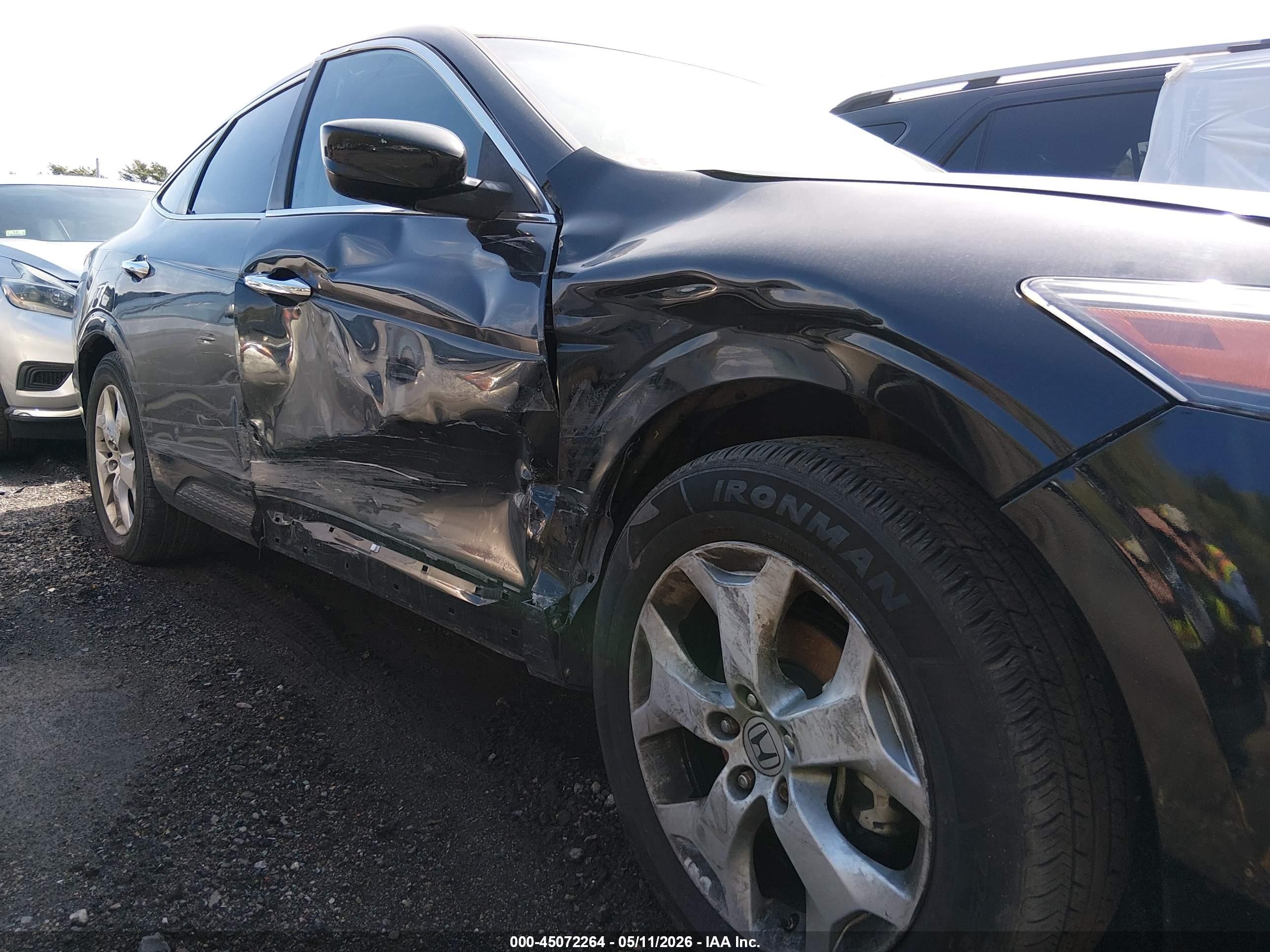 2012 Honda Crosstour Ex-l Черный vin: 5J6TF2H50CL010709