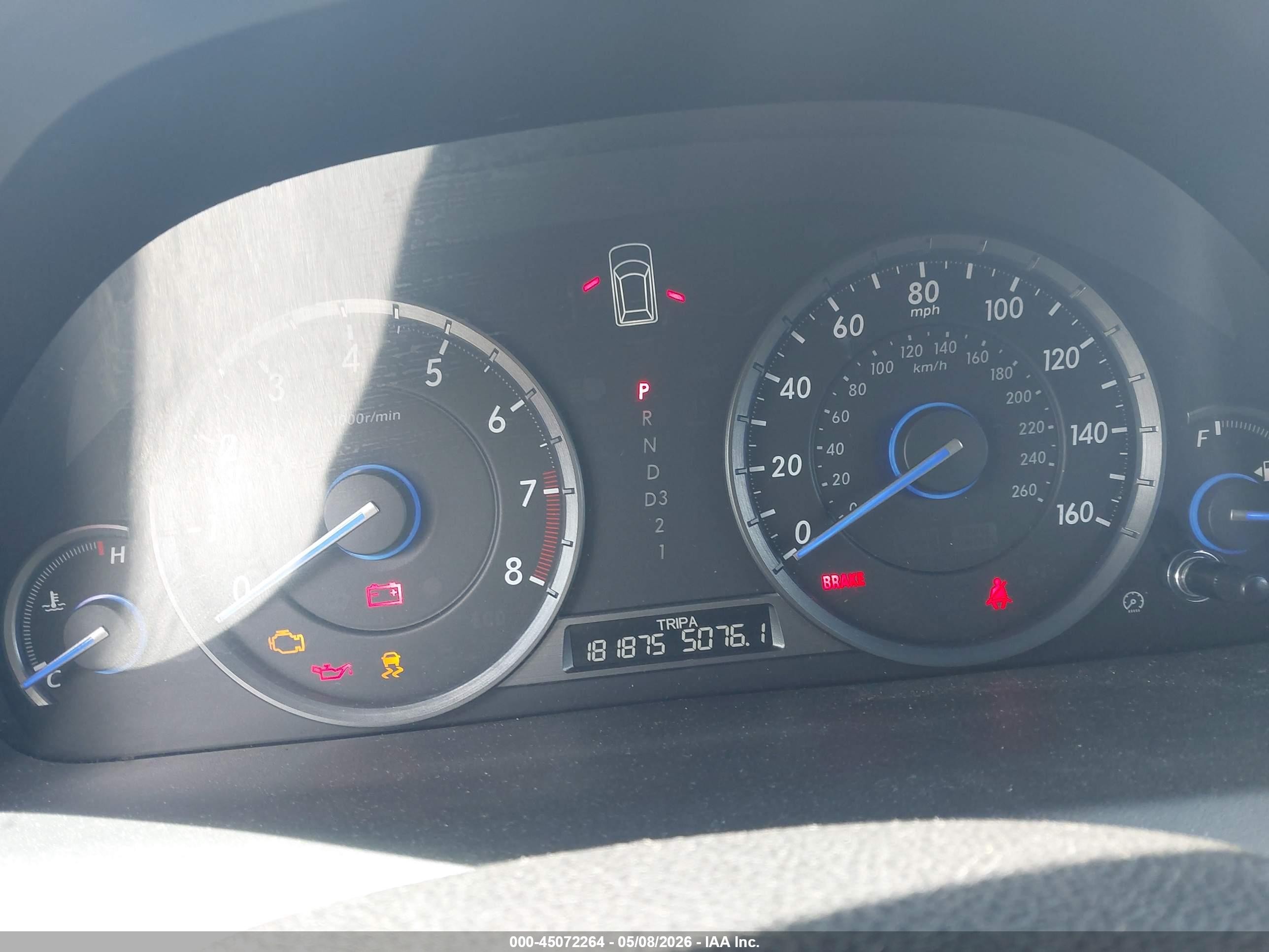 2012 Honda Crosstour Ex-l Черный vin: 5J6TF2H50CL010709
