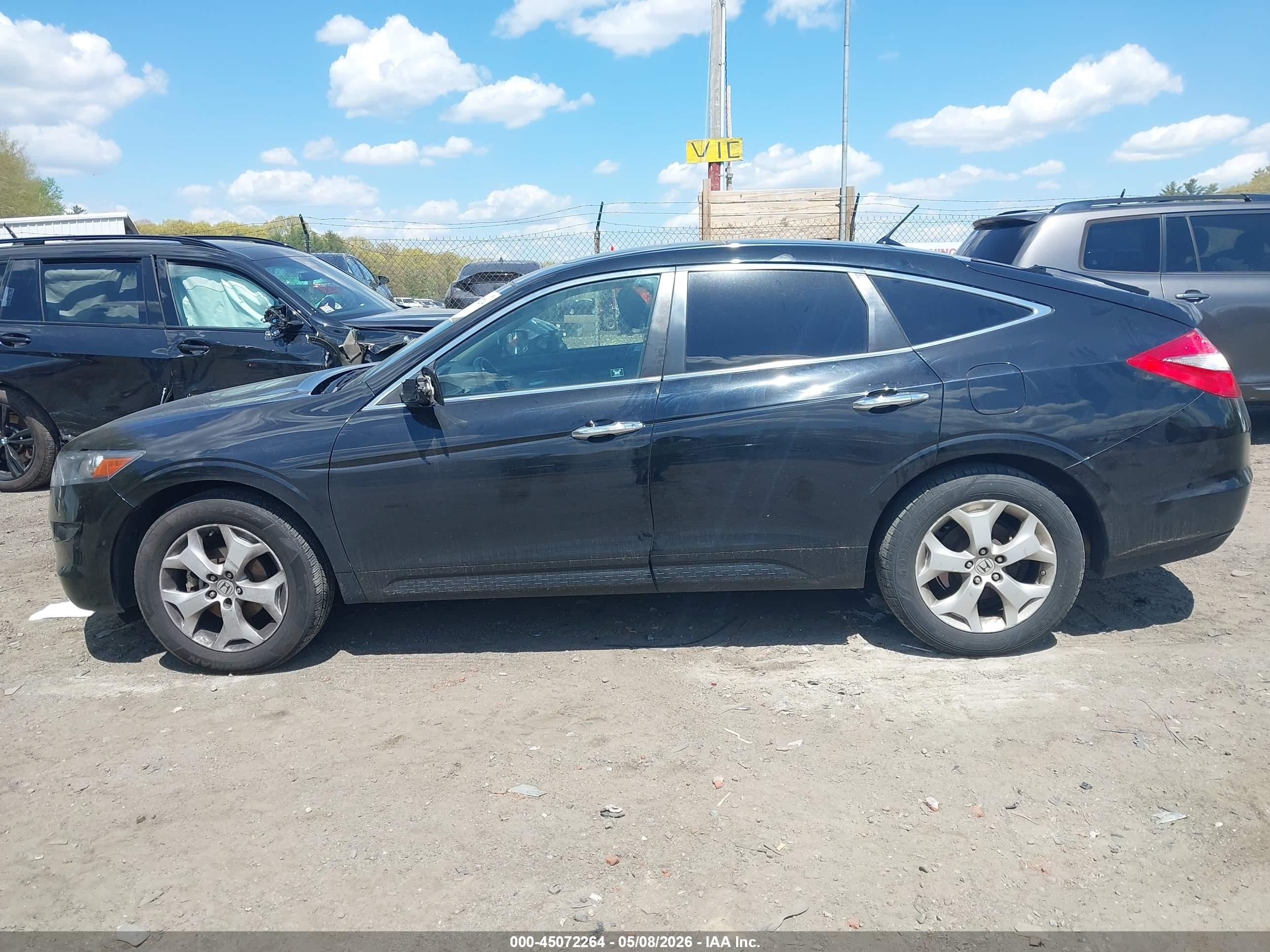 2012 Honda Crosstour Ex-l Черный vin: 5J6TF2H50CL010709