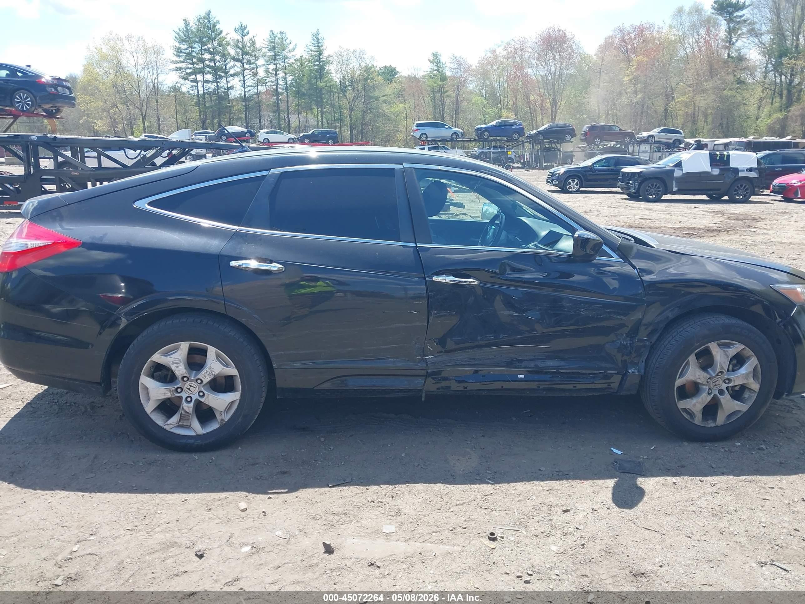 2012 Honda Crosstour Ex-l Черный vin: 5J6TF2H50CL010709