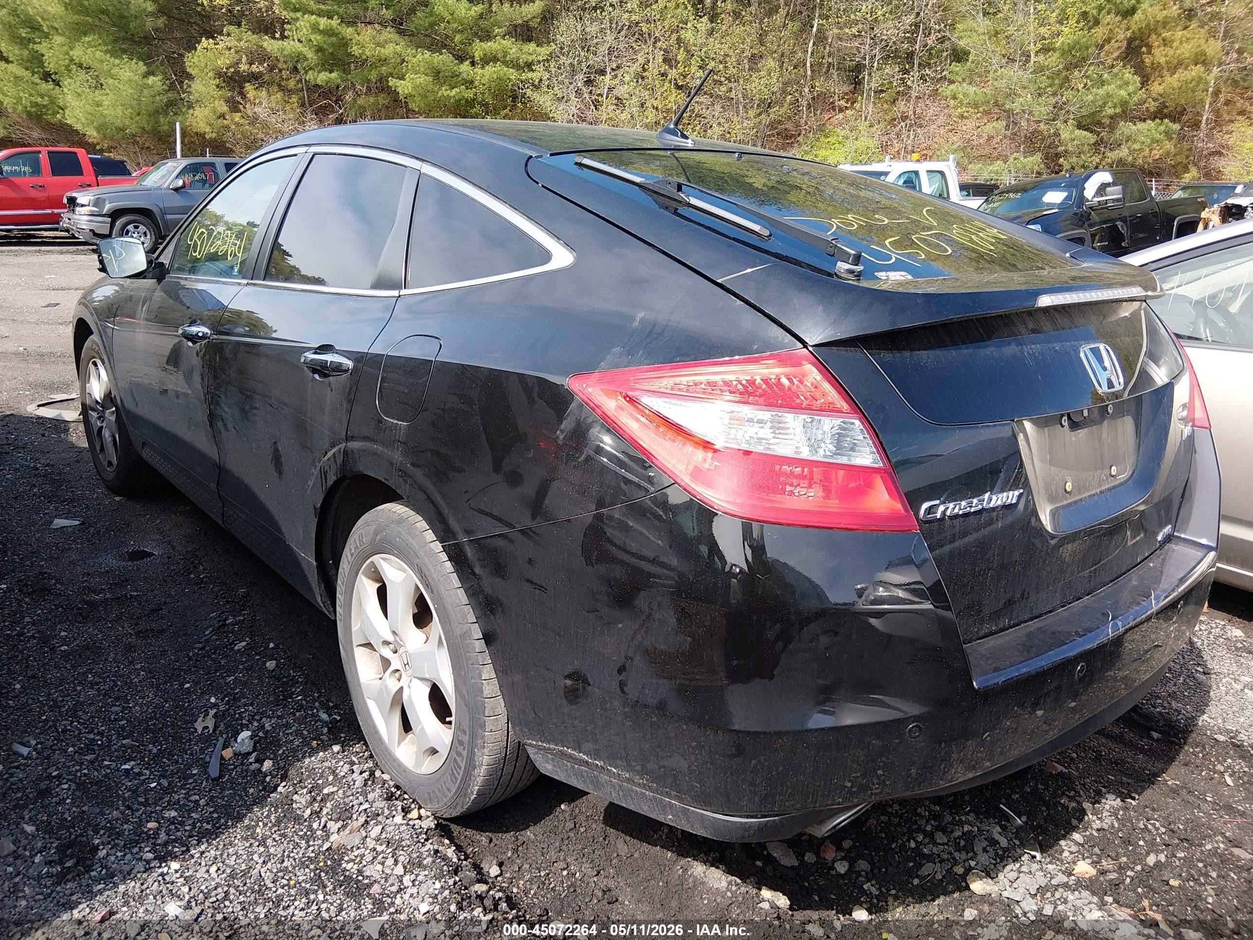 2012 Honda Crosstour Ex-l Черный vin: 5J6TF2H50CL010709