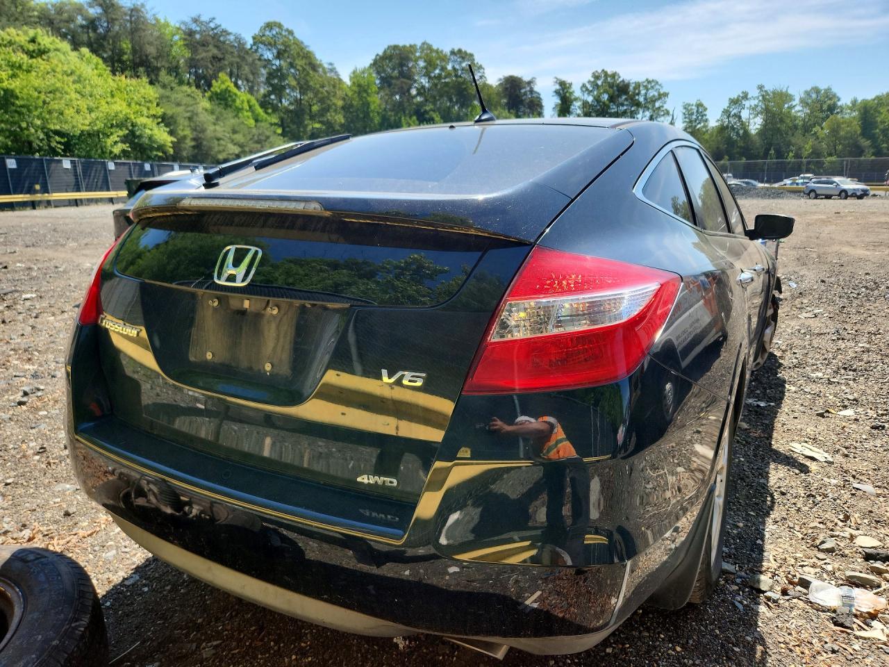 2012 Honda Crosstour Exl Black vin: 5J6TF2H50CL011813