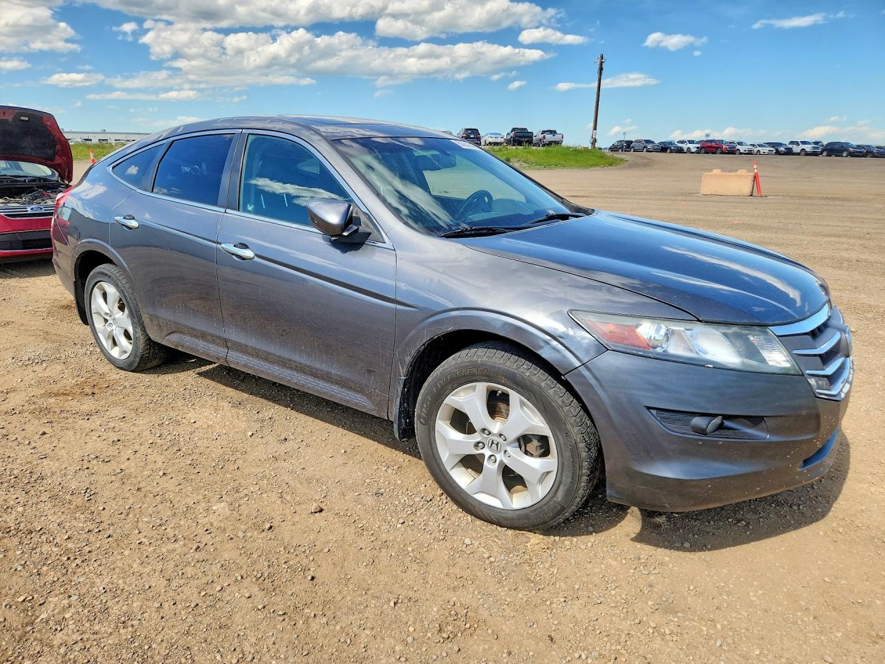 2012 Honda Crosstour Exl Gray vin: 5J6TF2H50CL800852