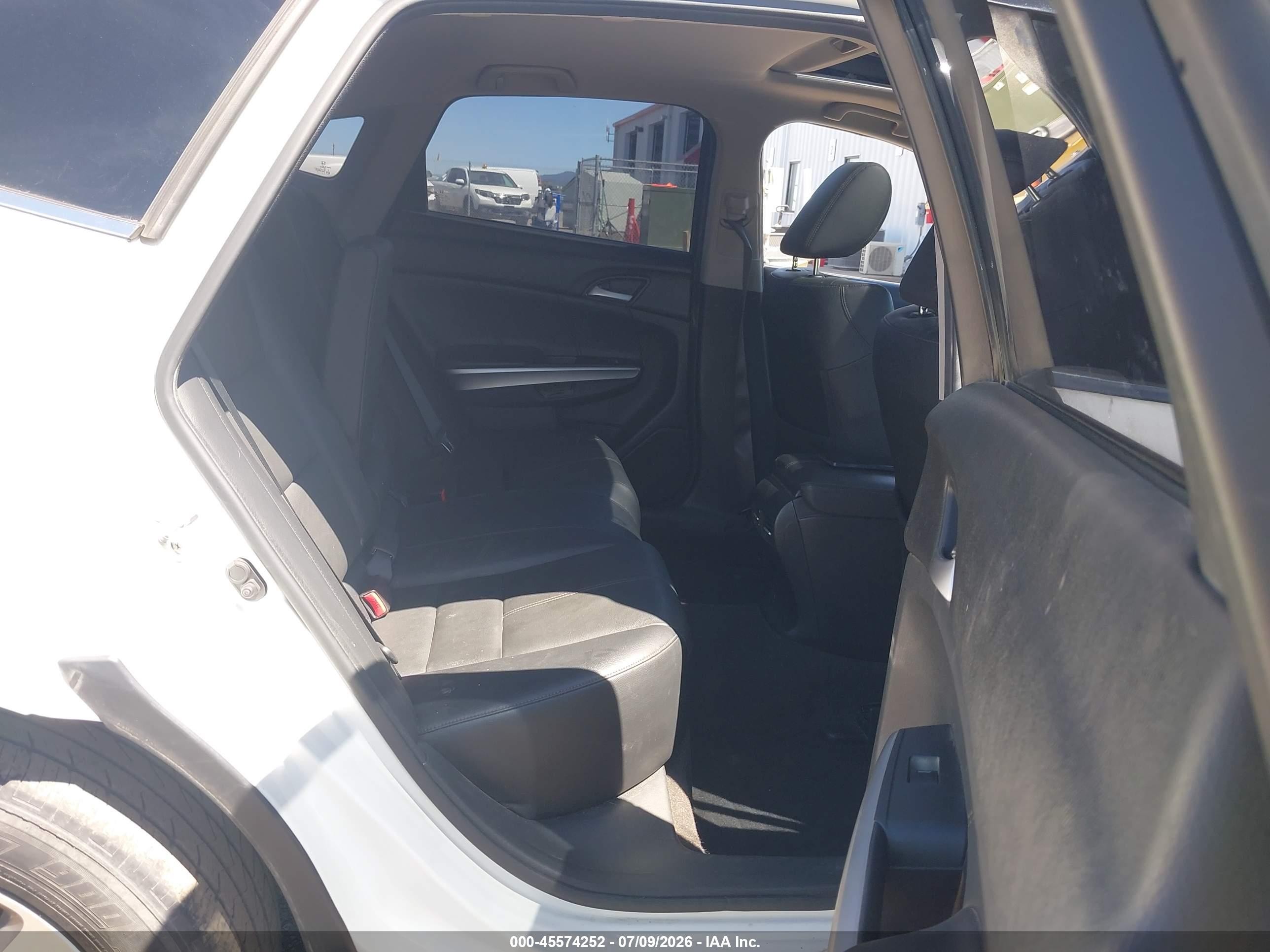 2014 Honda Crosstour Ex-l V6 White vin: 5J6TF2H50EL000832