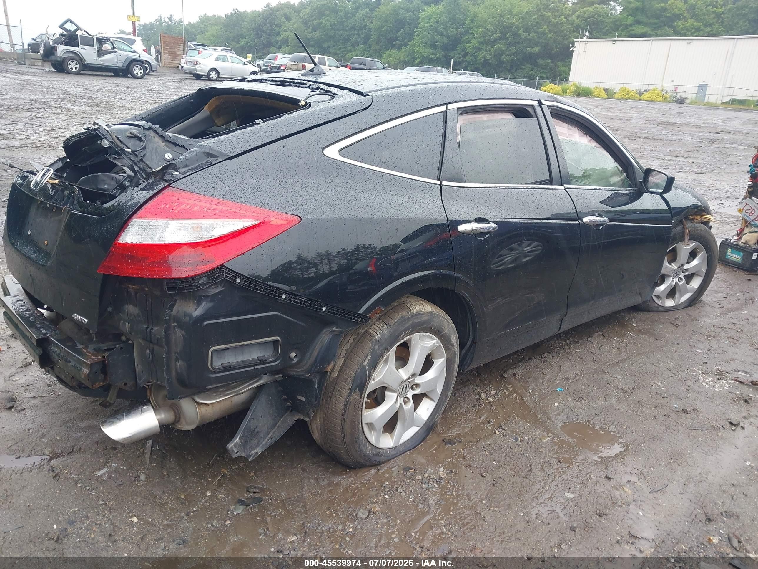 2010 Honda Accord Crosstour Ex-l Black vin: 5J6TF2H51AL004611