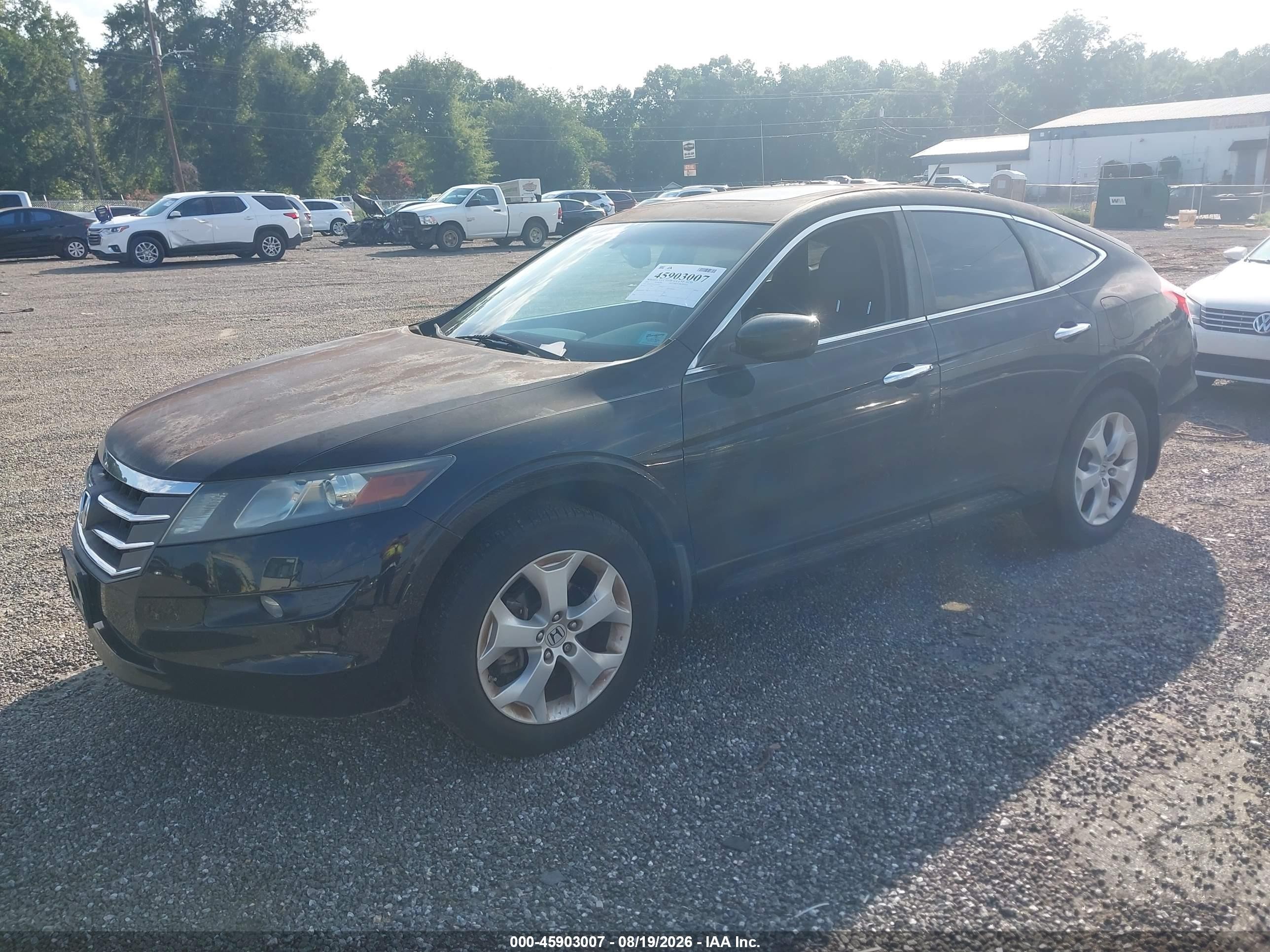 2010 Honda Accord Crosstour Ex-l Black vin: 5J6TF2H51AL007752