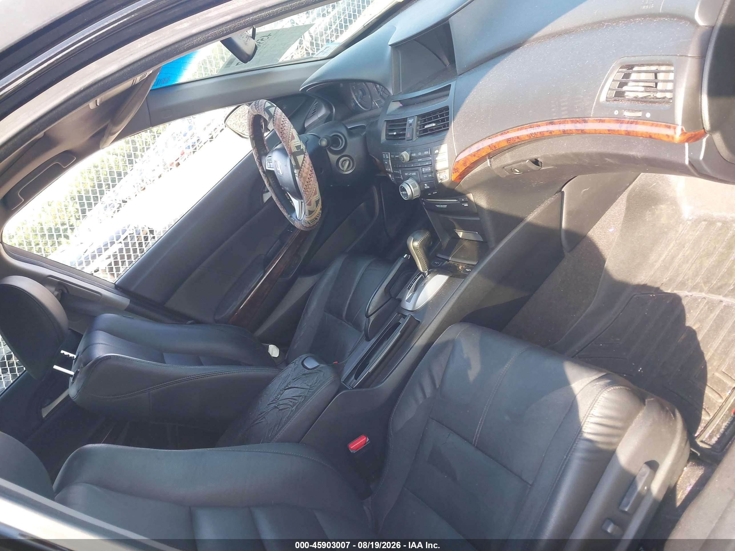 2010 Honda Accord Crosstour Ex-l Black vin: 5J6TF2H51AL007752